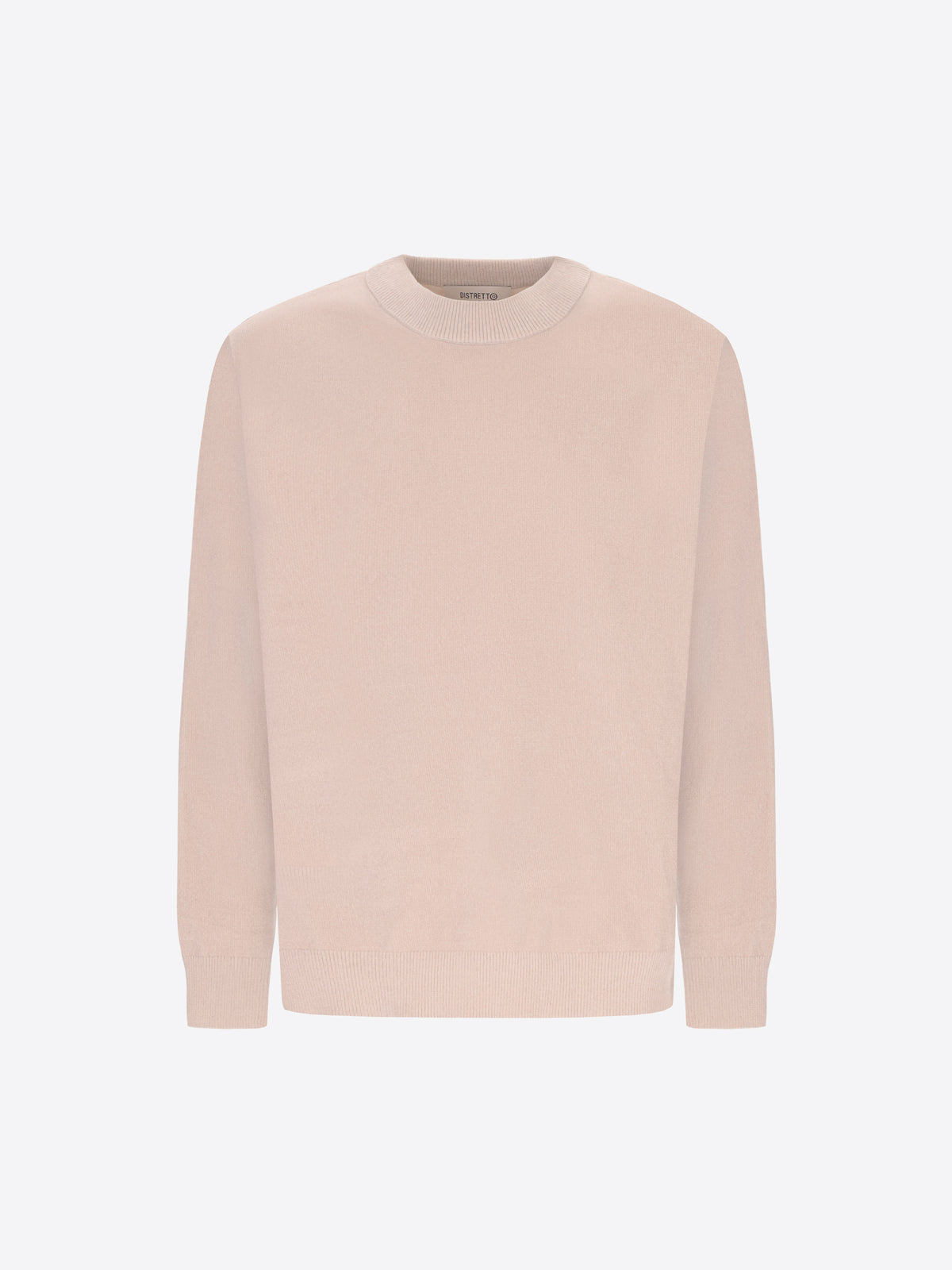 Distretto12 Off White Chenille-Knit Technical Turtleneck Sweater Blas - Product Still Life