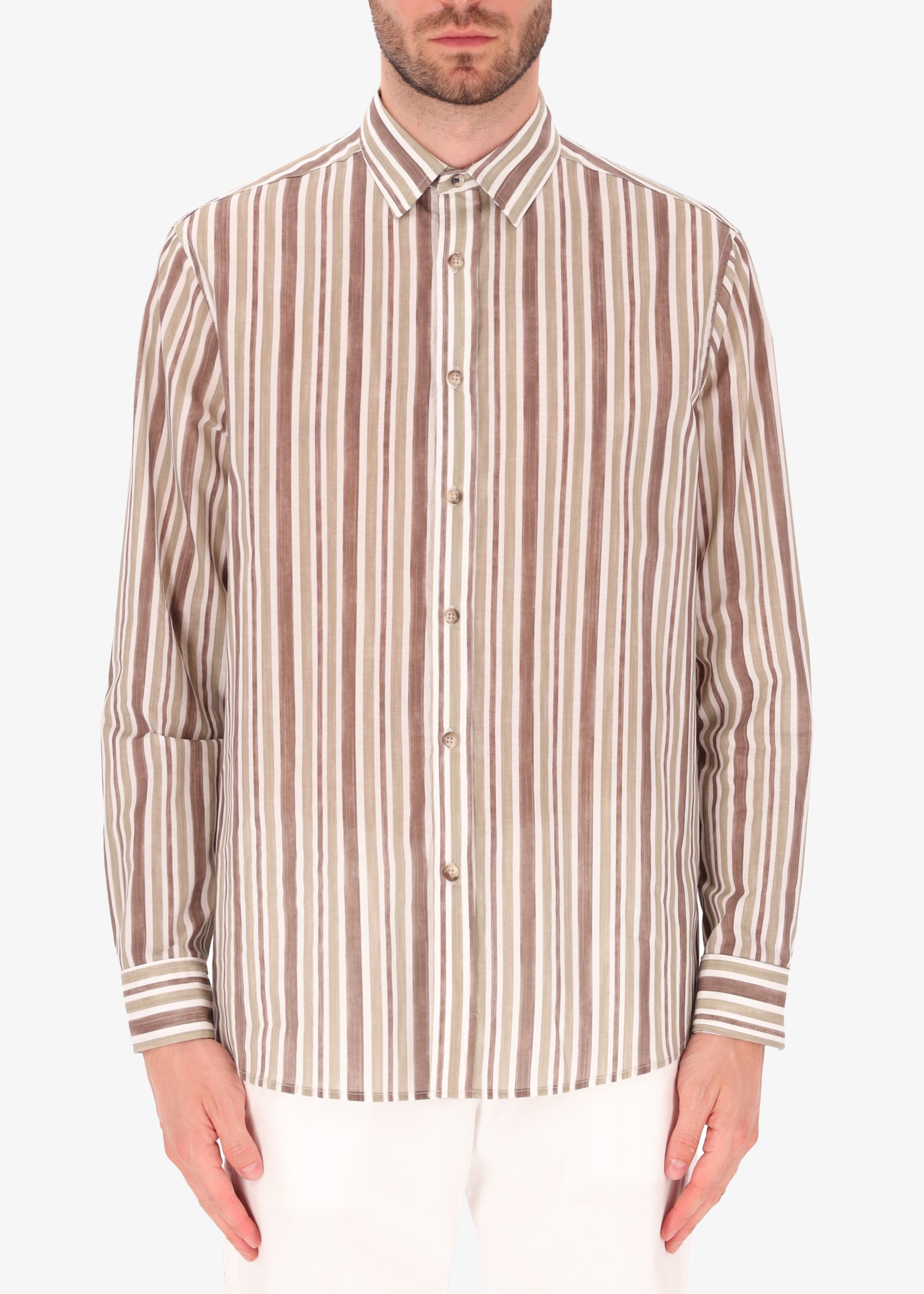 Comfort Cotton Stripe Shirt Capalbio