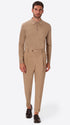 Rio Pences Mantegna Cacha Comfort Cotton Trousers - Model Full Body Shot