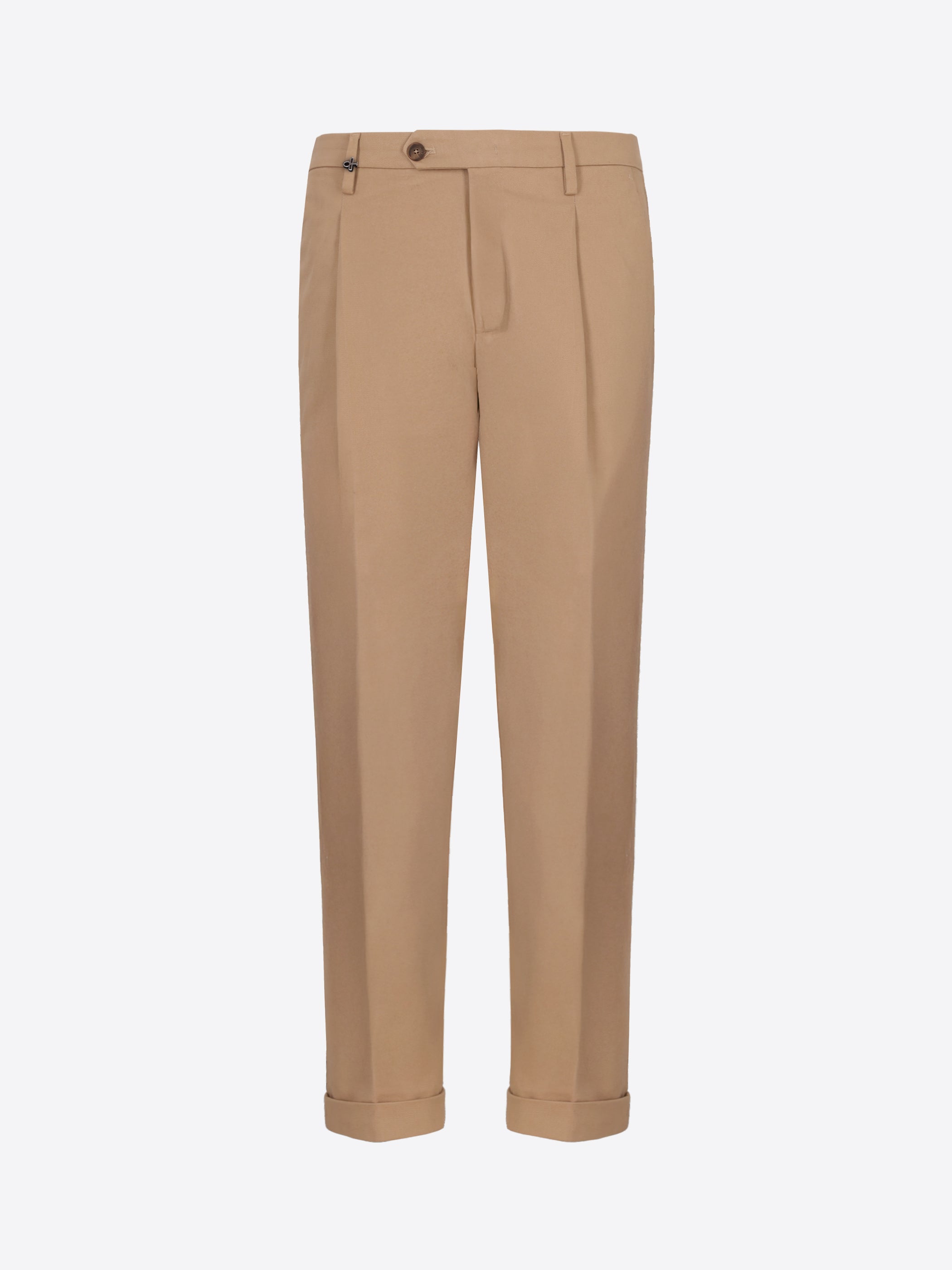 Distretto12 Rio Pences Mantegna Cacha Comfort Cotton Trousers - Product Still Life