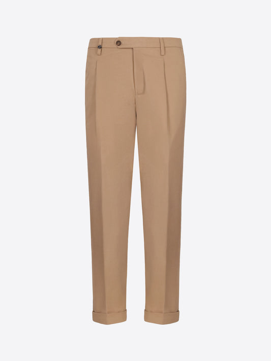 Distretto12 Rio Pences Mantegna Cacha Comfort Cotton Trousers - Product Still Life