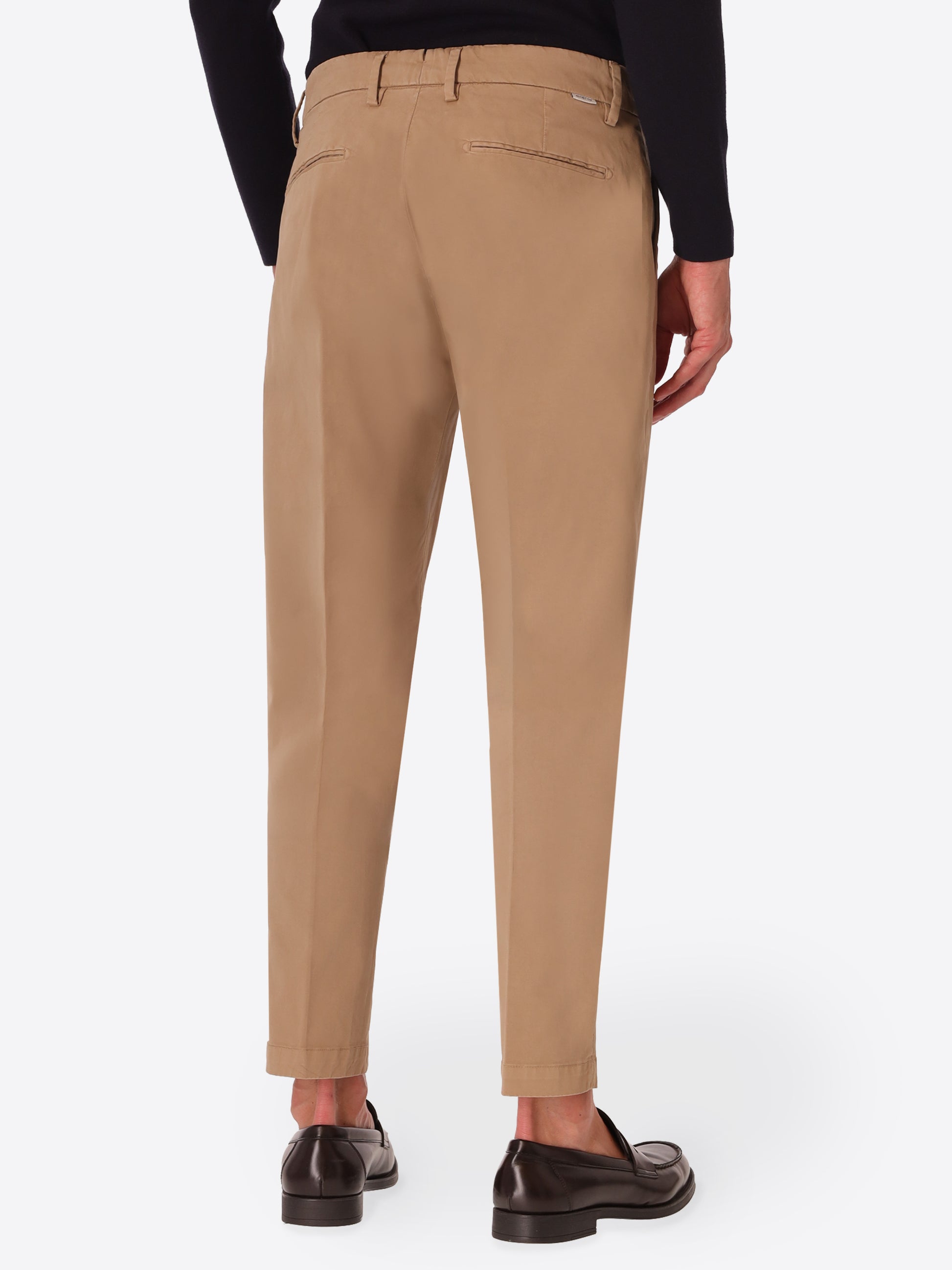York Canaletto Cacha Comfort Cotton Trousers - Model Back View