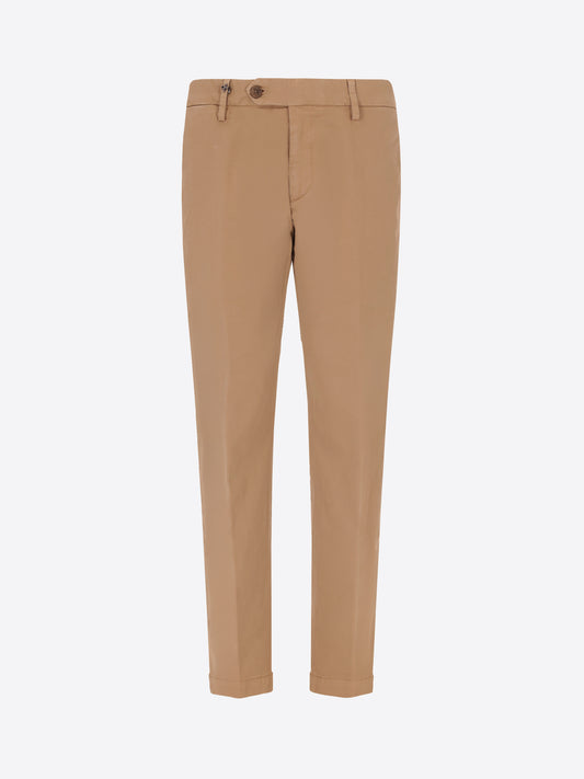Distretto12 York Canaletto Cacha Comfort Cotton Trousers - Product Still Life