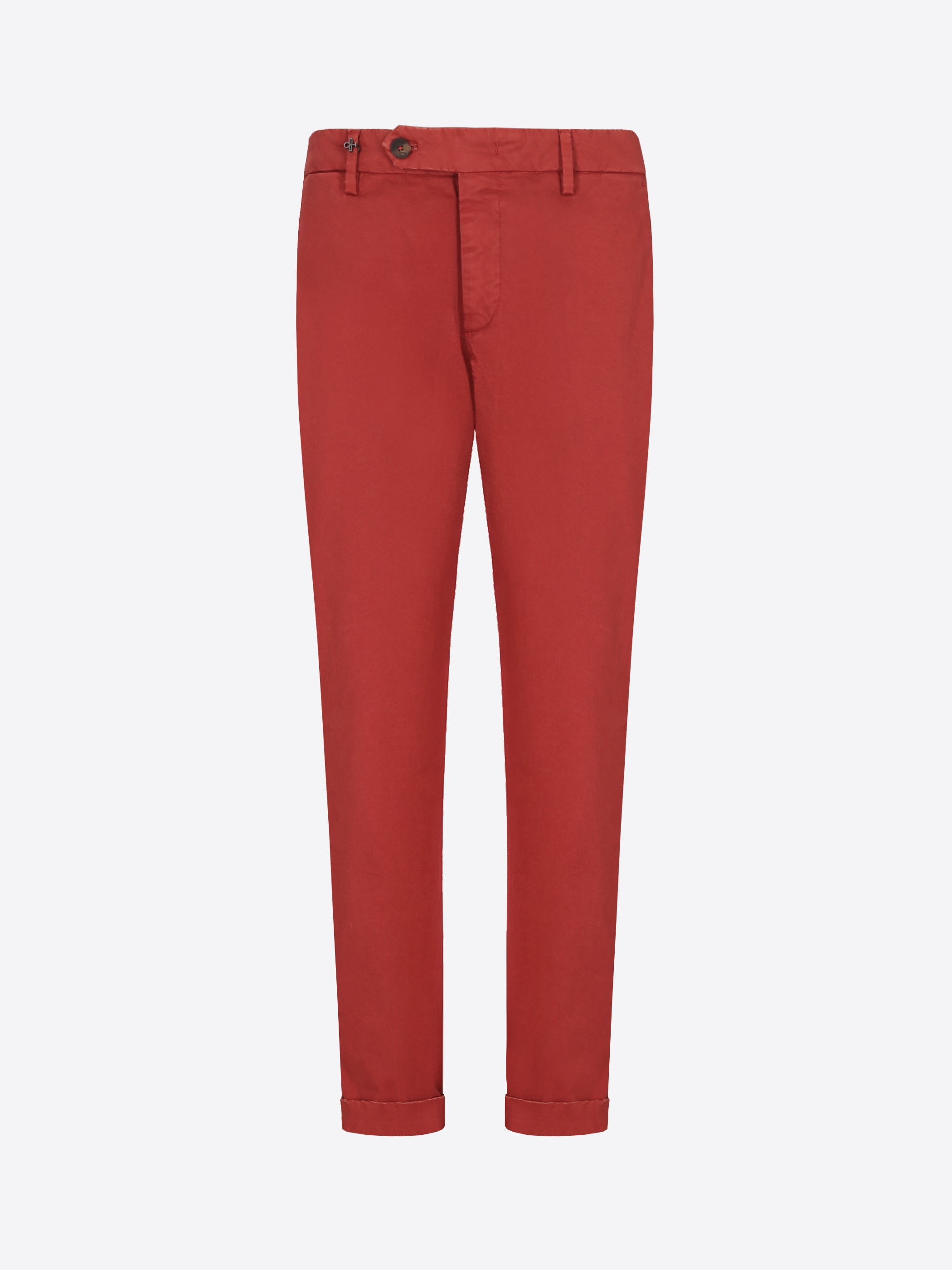 Distretto12 York Canaletto Mars Comfort Cotton Trousers - Product Still Life