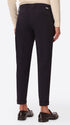York Mantegna Blue Comfort Cotton Trousers - Model Back View