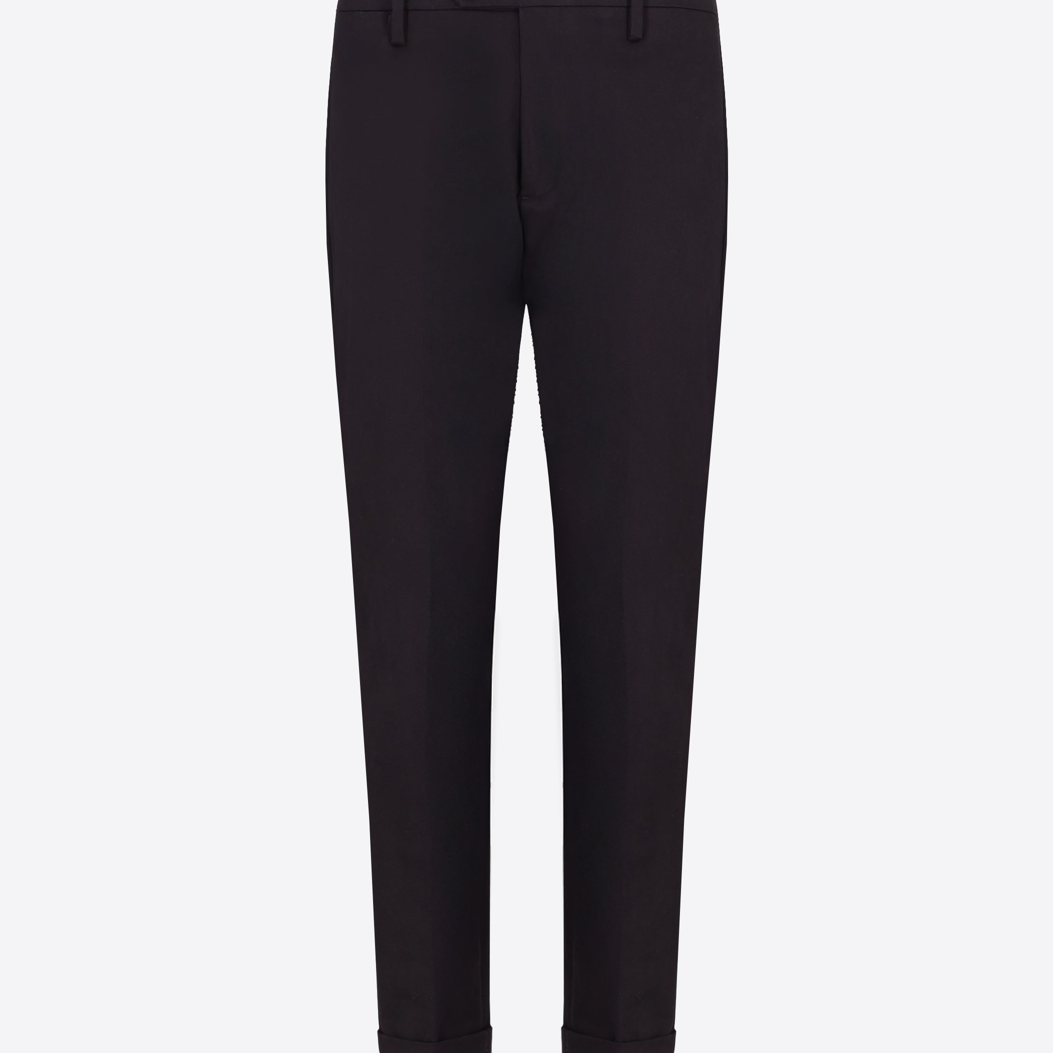 Distretto12 York Mantegna Blue Comfort Cotton Trousers - Product Still Life