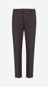 Distretto12 York Mantegna Charcoal Comfort Cotton Trousers - Product Still Life