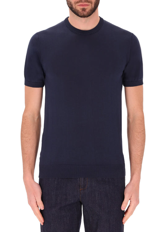 Cotton Crêpe T-shirt Carrara
