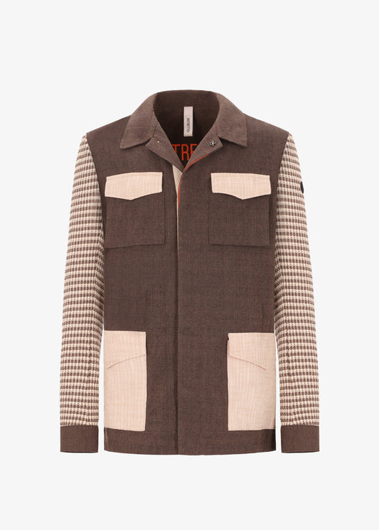 Natural Tech Saharajacke aus Baumwollmischgewebe