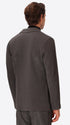Tiepolo Charcoal Diagonal-Weave Jersey Jacket - Model Back View