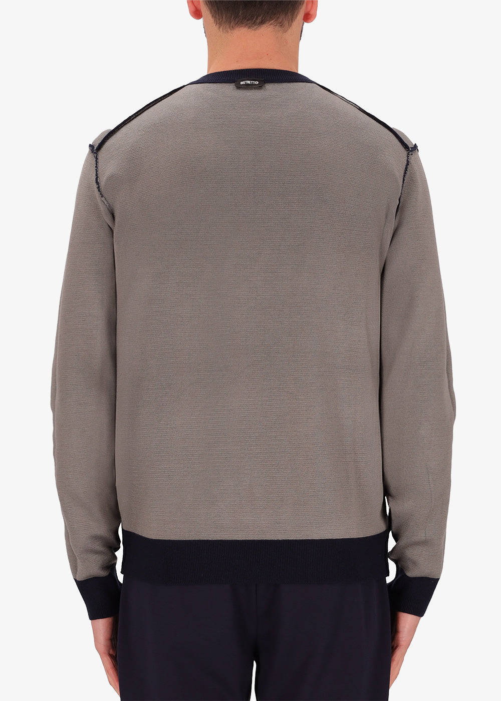 Pullover Softouch mit beidseitigem Rundhalsausschnitt