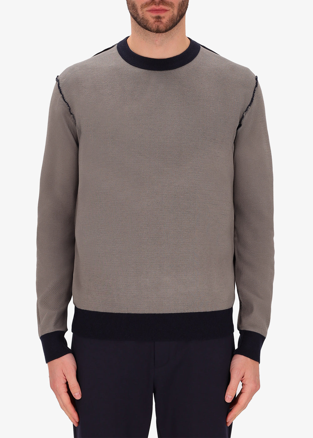 Pullover Softouch mit beidseitigem Rundhalsausschnitt
