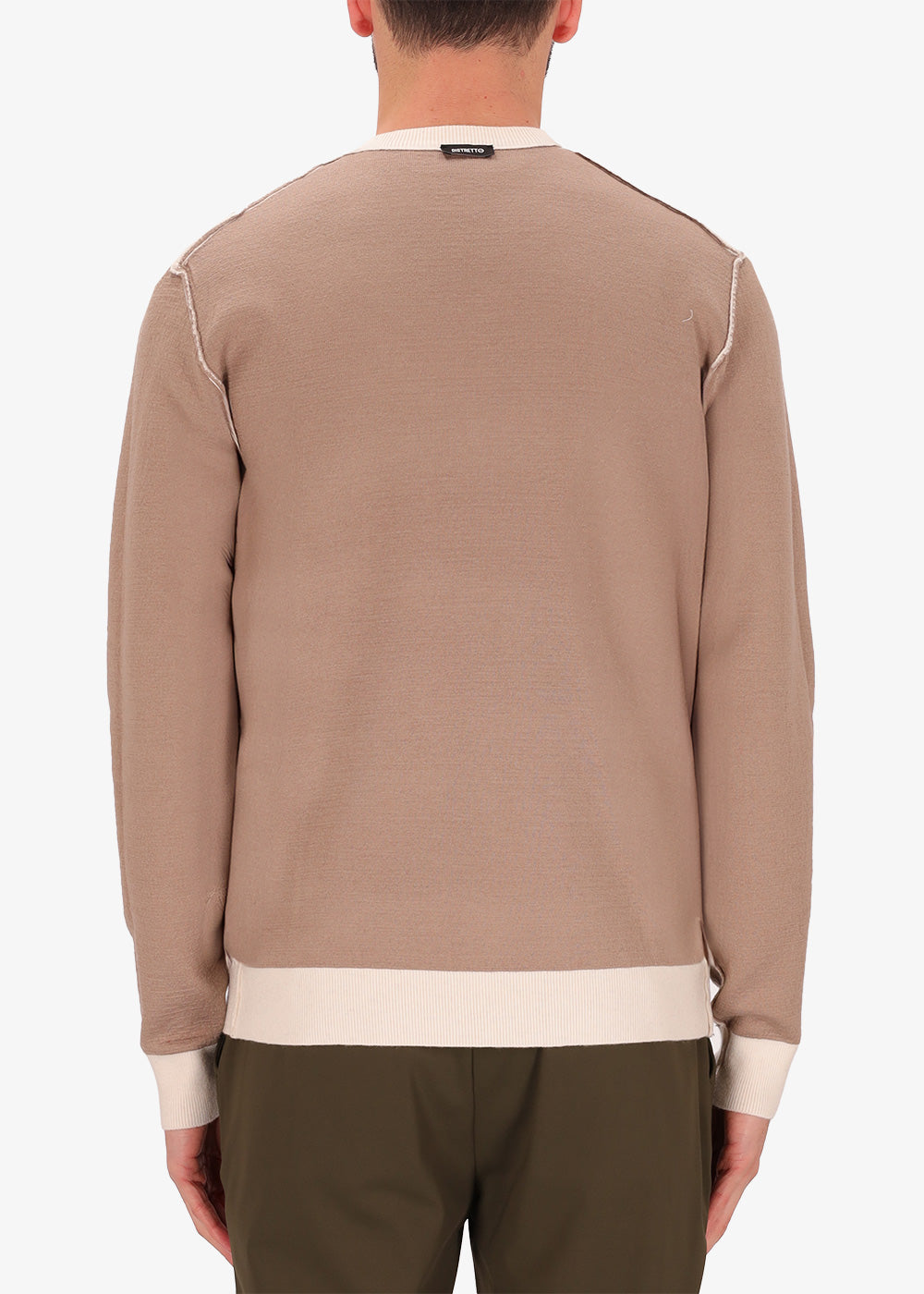 Pullover Softouch mit beidseitigem Rundhalsausschnitt