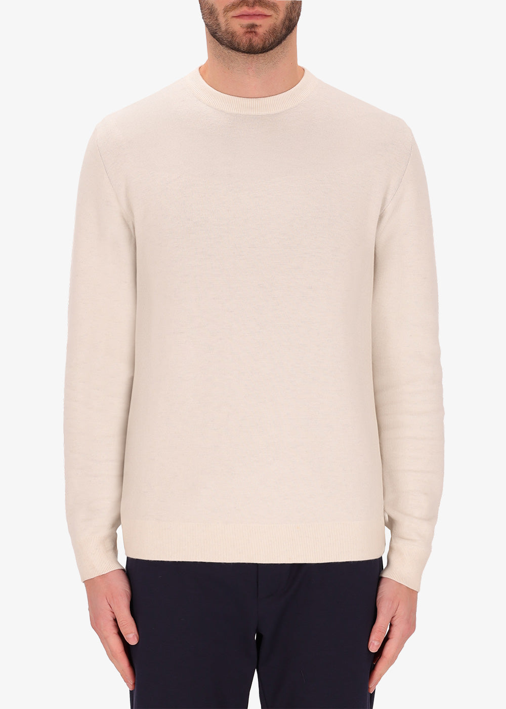 Pullover Softouch mit beidseitigem Rundhalsausschnitt