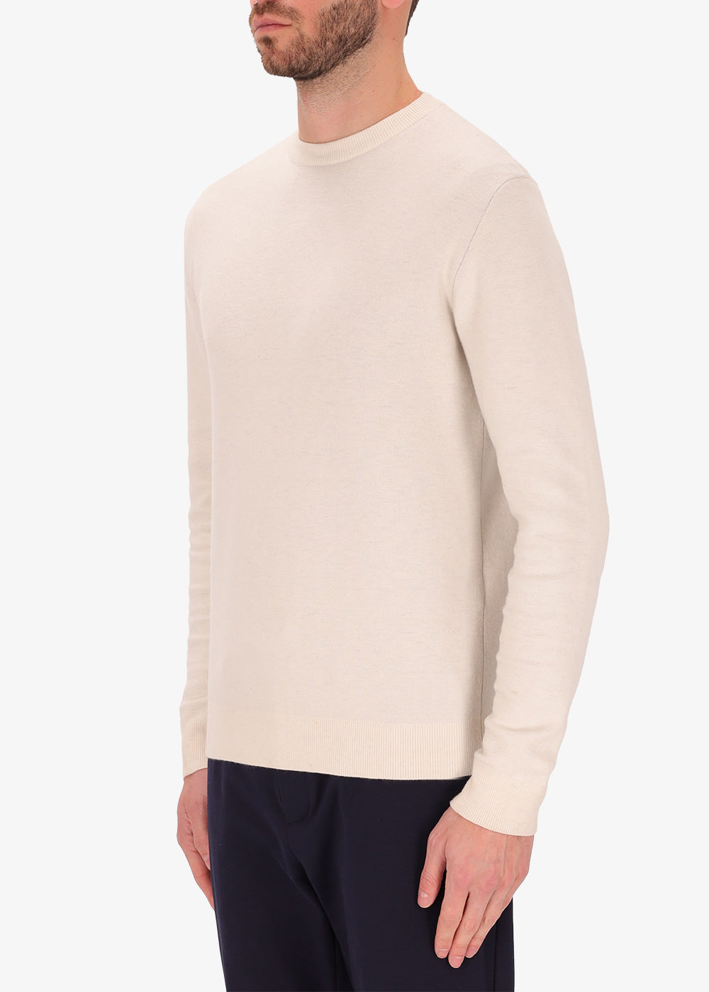 Pullover Softouch mit beidseitigem Rundhalsausschnitt