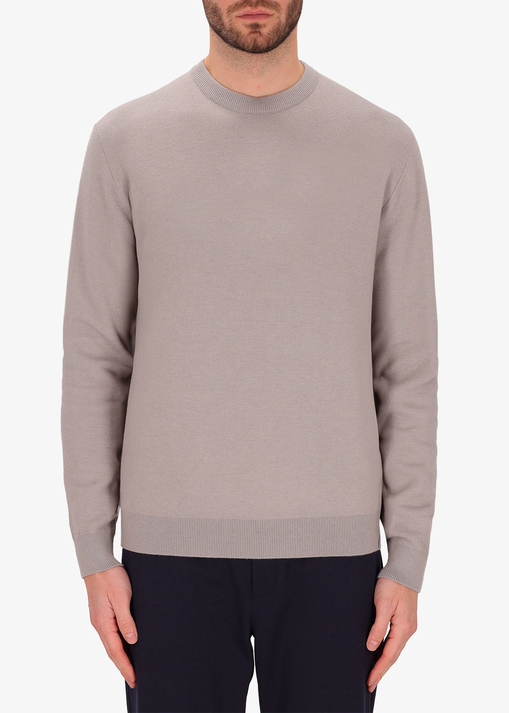 Pullover Softouch mit beidseitigem Rundhalsausschnitt