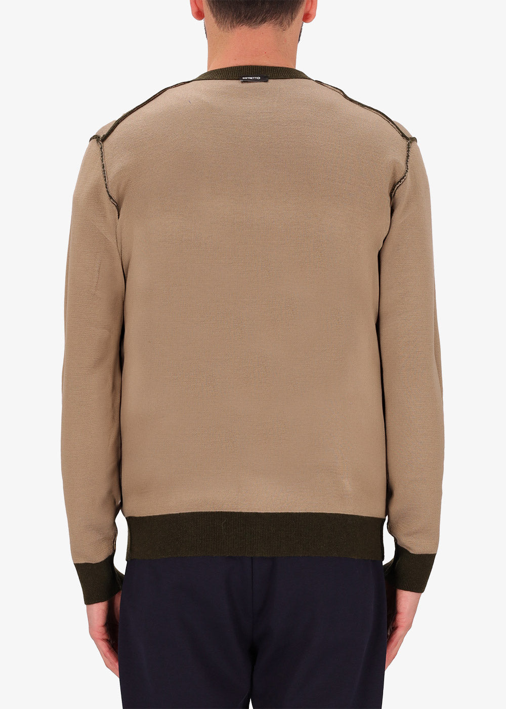Pullover Softouch mit beidseitigem Rundhalsausschnitt
