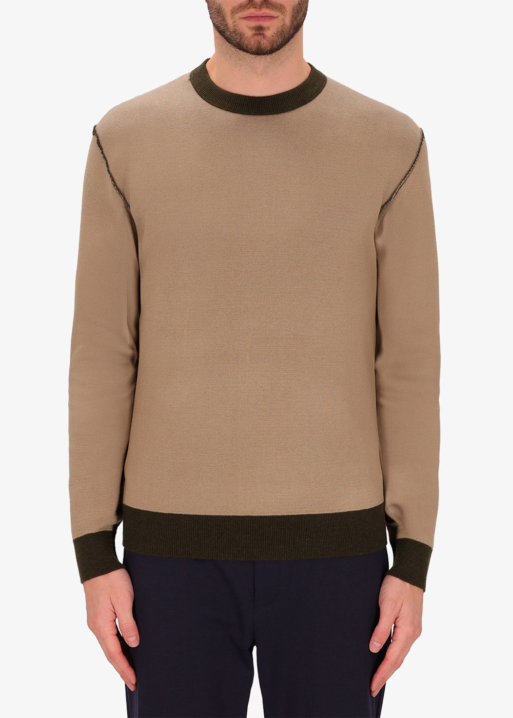 Pullover Softouch mit beidseitigem Rundhalsausschnitt