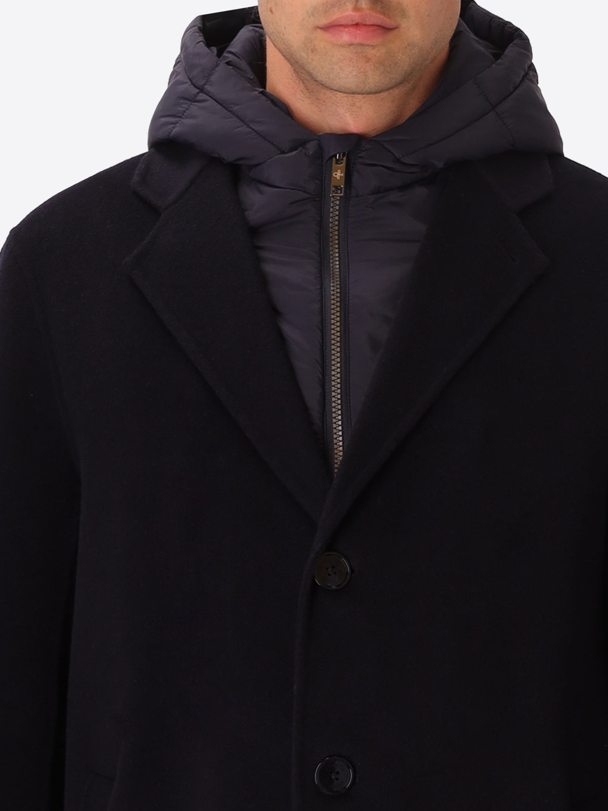 Cappotto Essex in Panno Double con Pettorina Staccabile