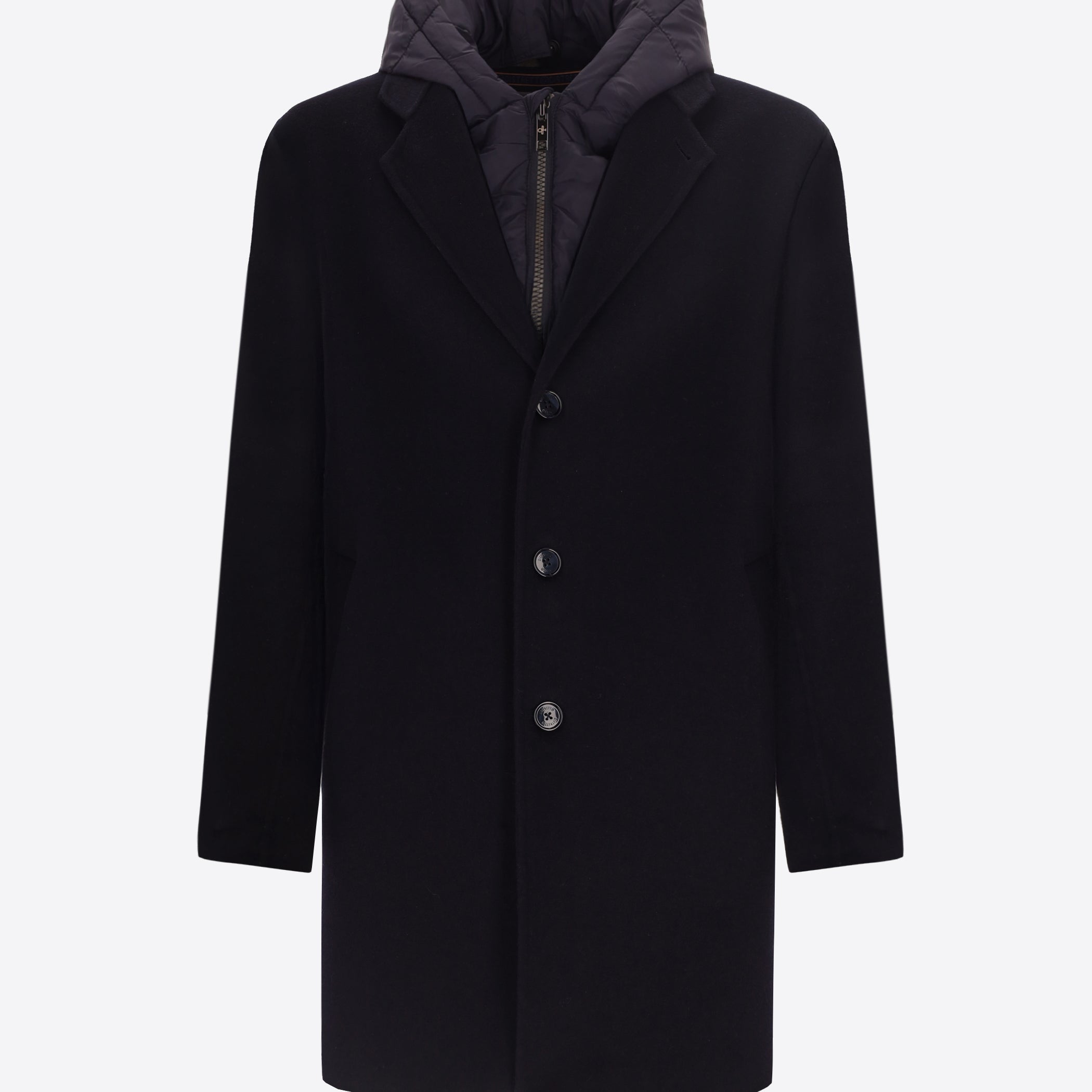 Cappotto Essex in Panno Double con Pettorina Staccabile