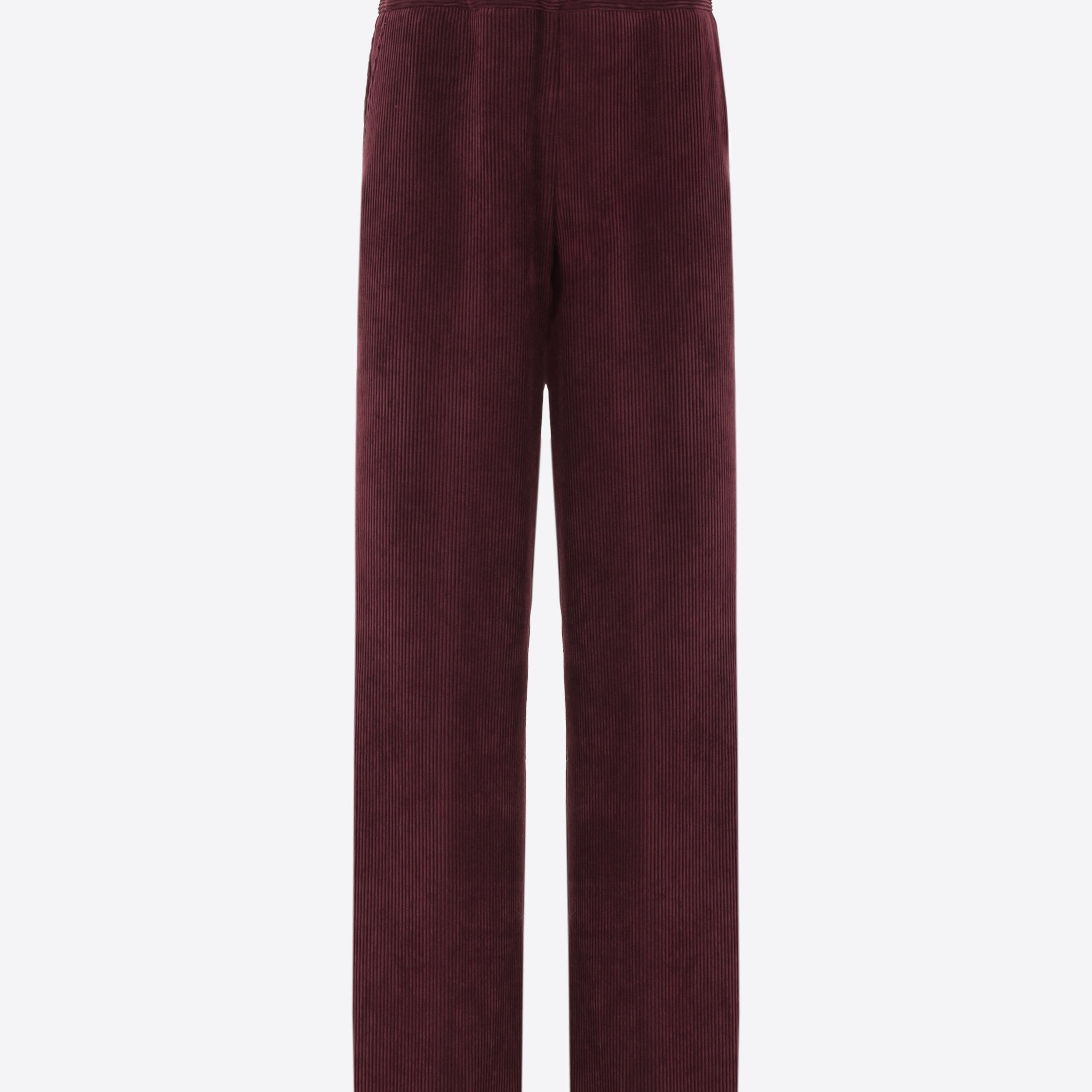 Elastic Relax Trousers in Corduroy Fabric Crix - Woman