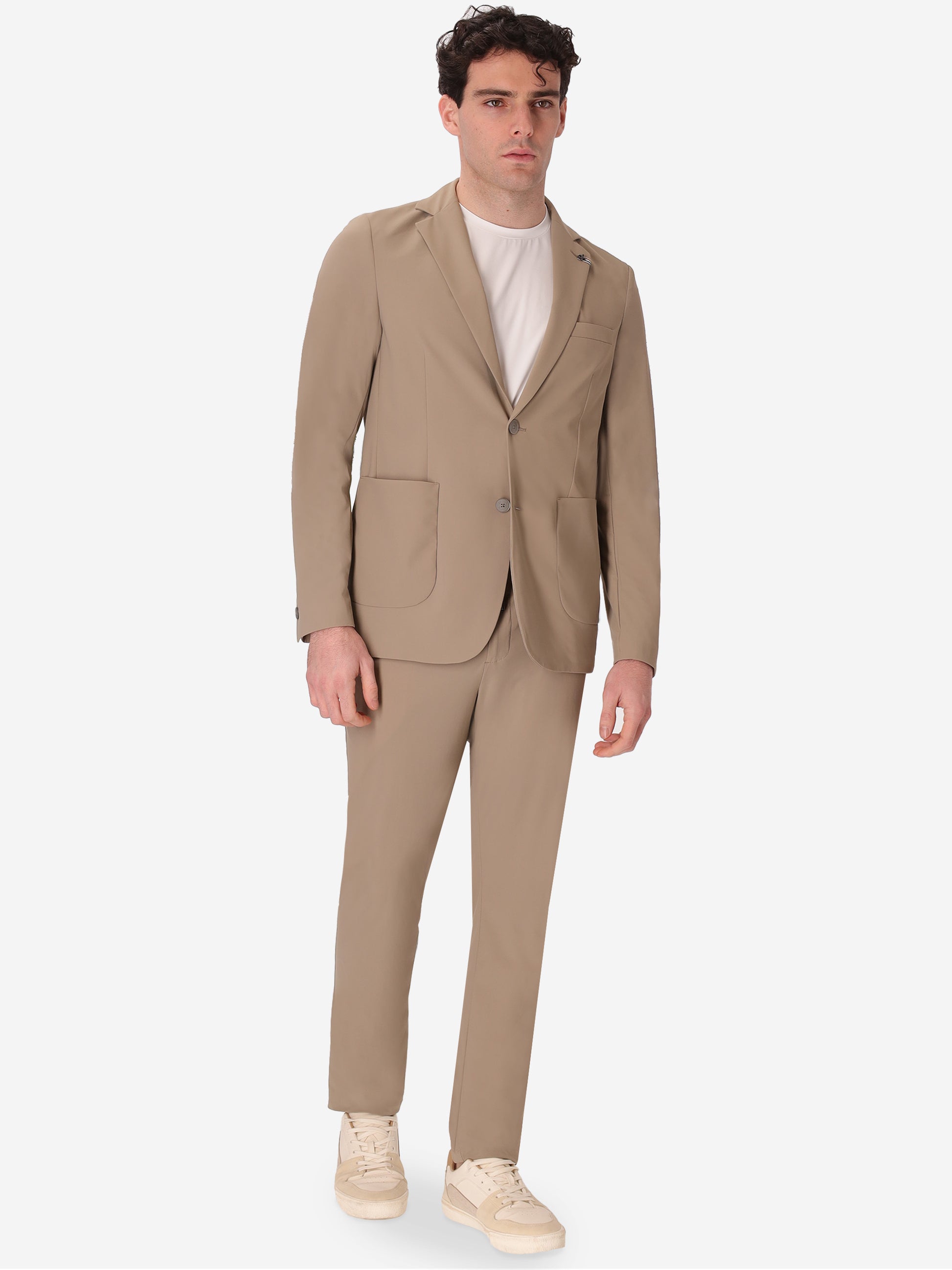 High-Perform12 Active M26 Icon Suit Sandalwood In Technical Active Fabric