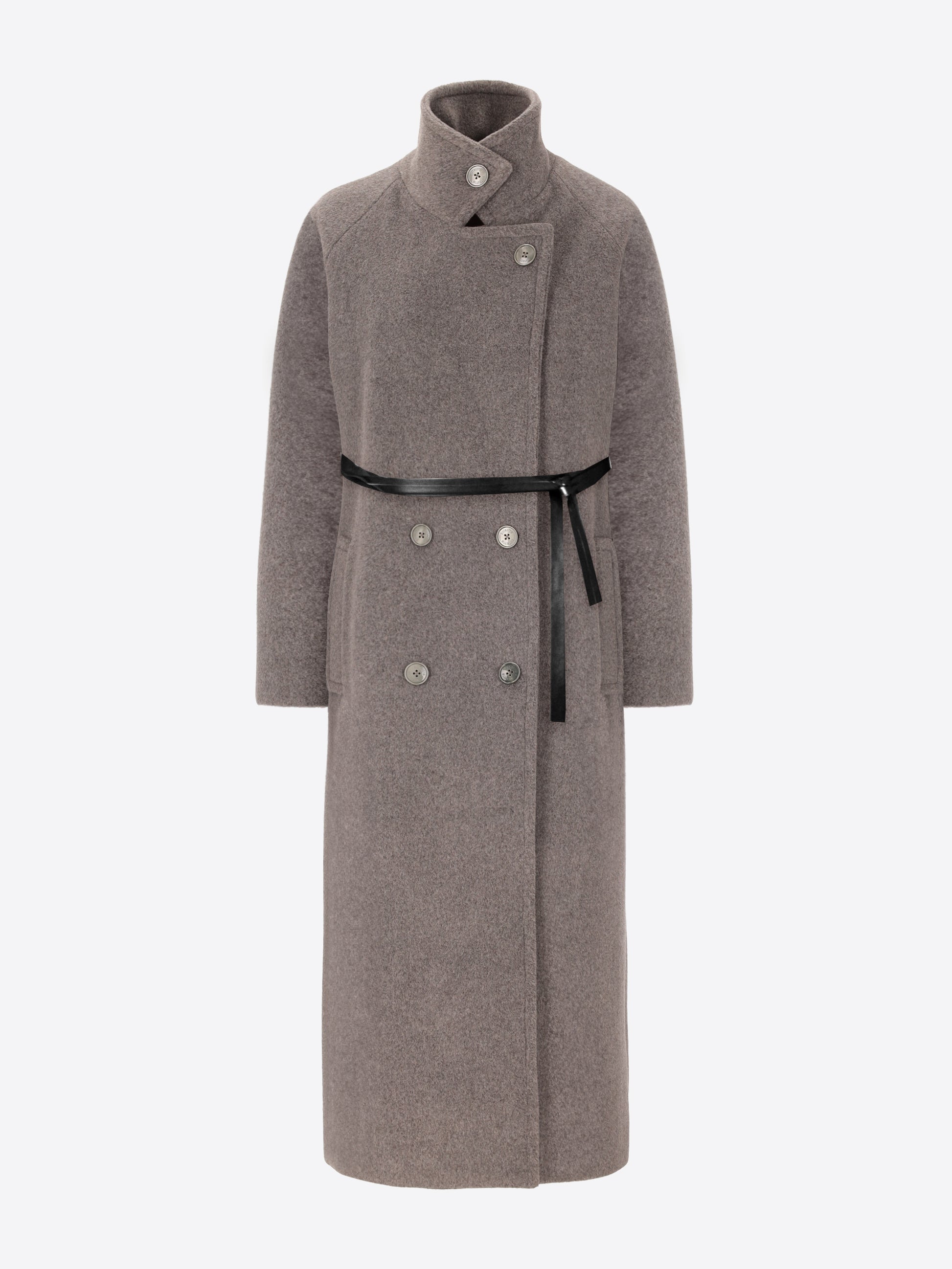 Overcoat in Super Comfort Wool-Blend Fabric Manchester - Woman
