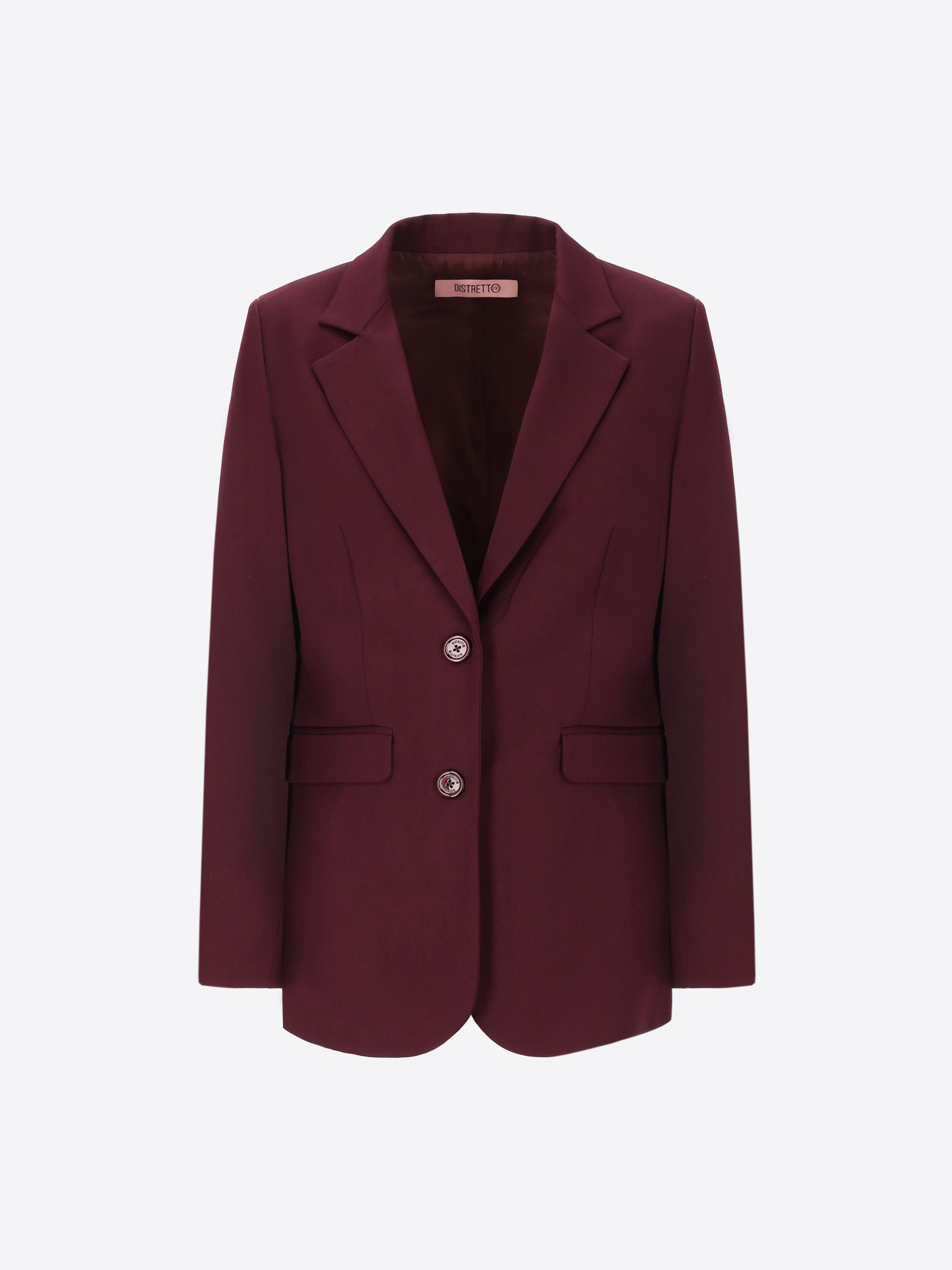 Regular Jacket in Poly-Viscose Fabric Belmont - Woman
