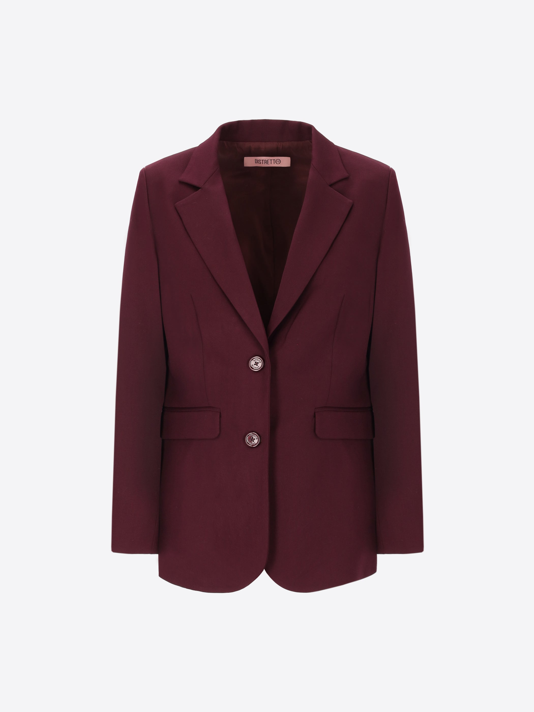 Regular Jacket in Poly-Viscose Fabric Belmont - Woman