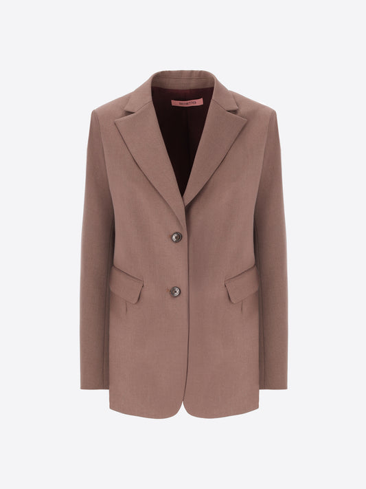 Giacca Over Belmont in Tessuto Poly-Viscosa - Woman