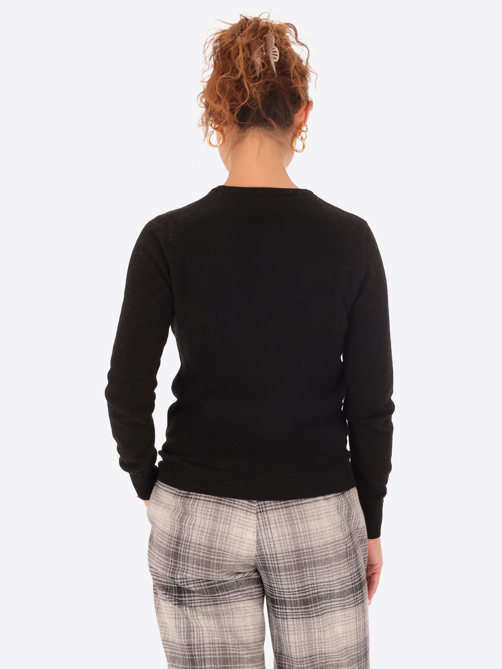 Wool Cashmere Blend Crewneck Knitwear Geppi