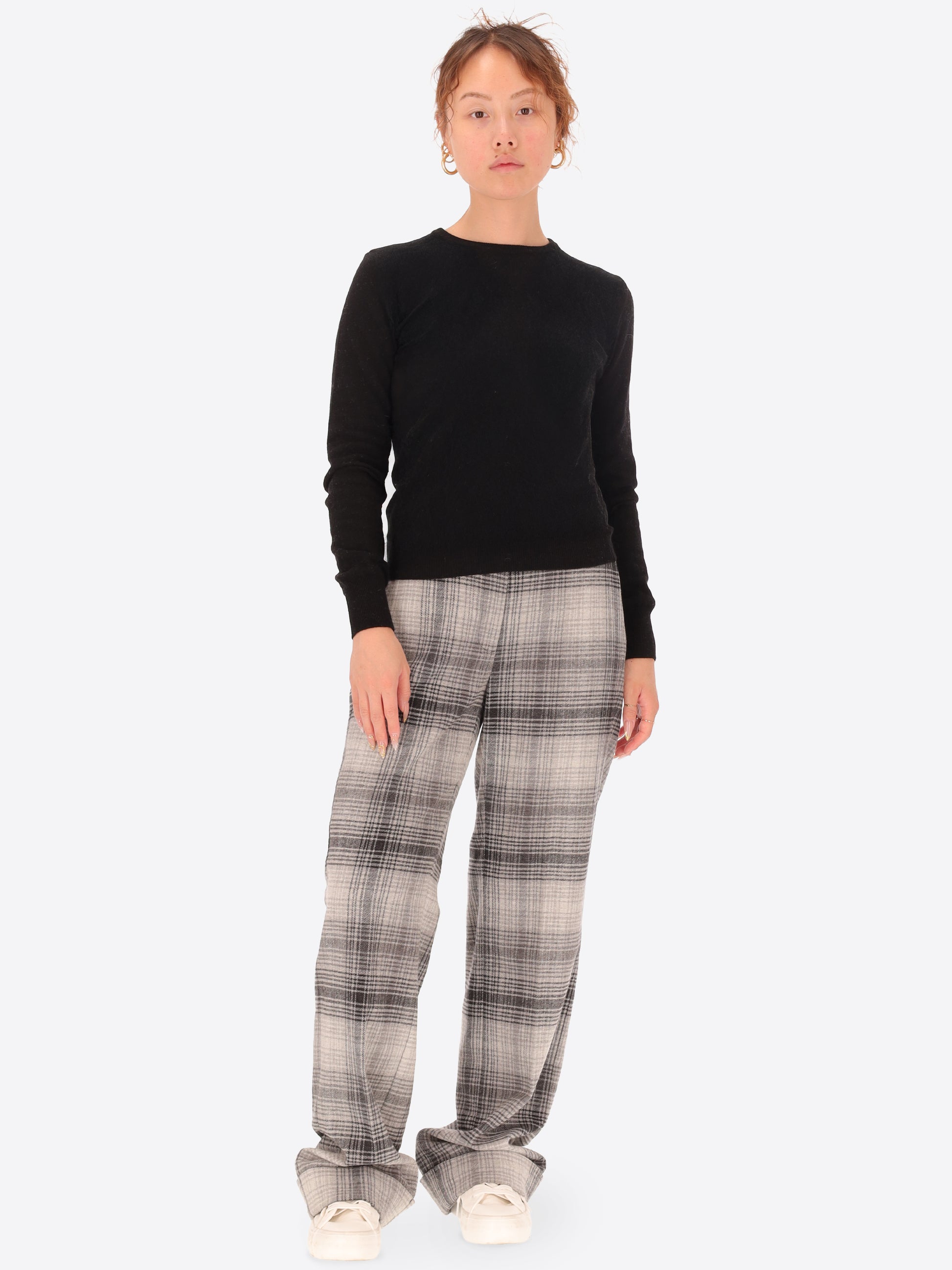 Wool Cashmere Blend Crewneck Knitwear Geppi