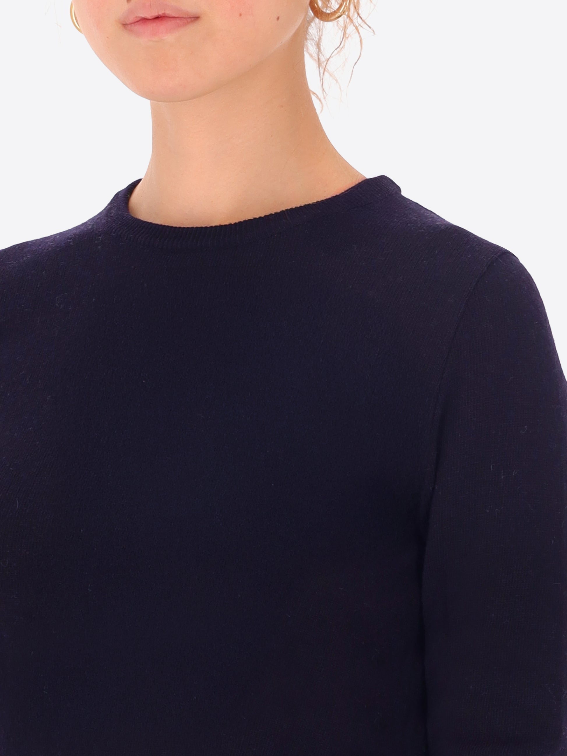 Wool Cashmere Blend Crewneck Knitwear Geppi