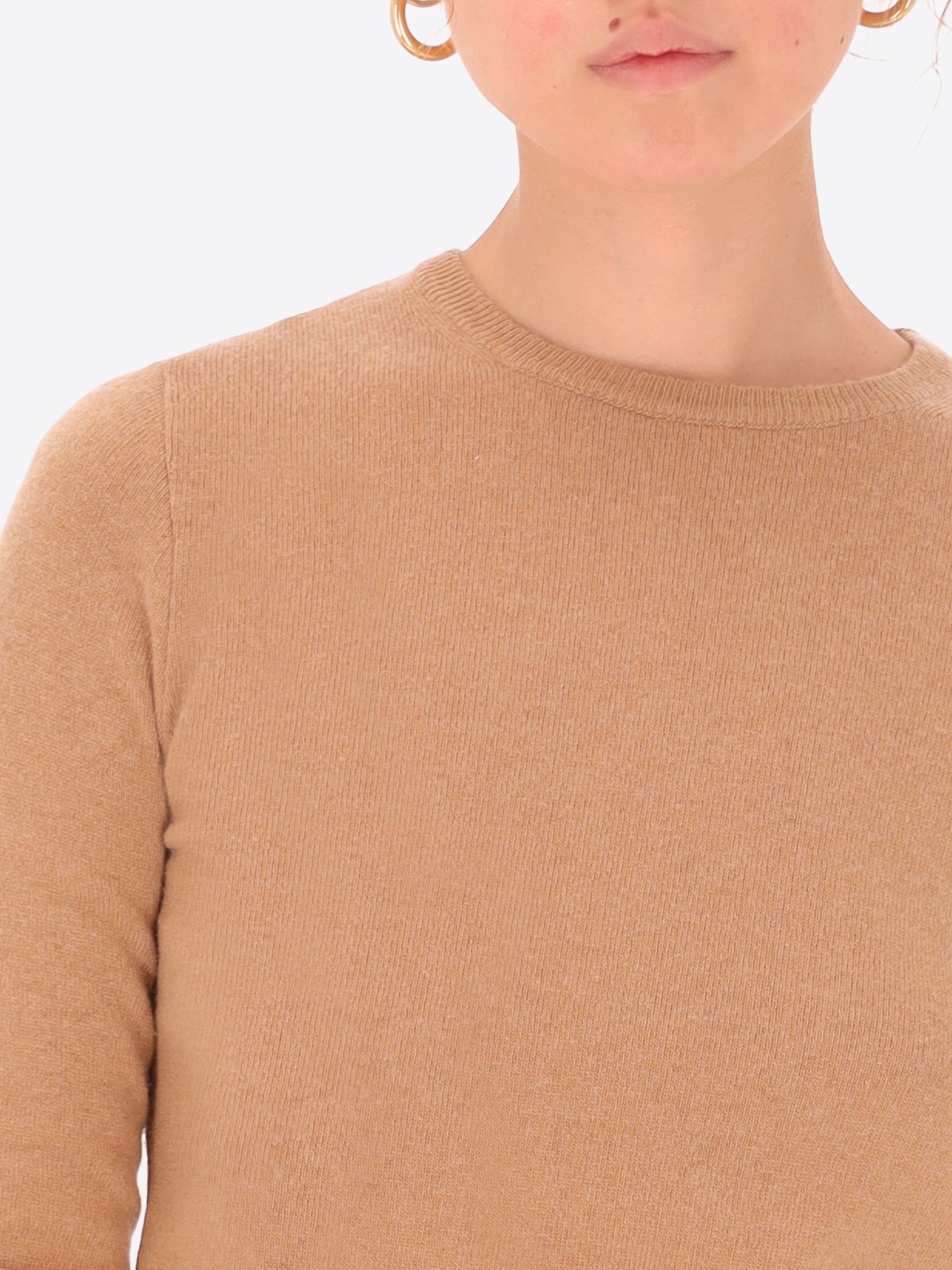 Wool Cashmere Blend Crewneck Knitwear Geppi