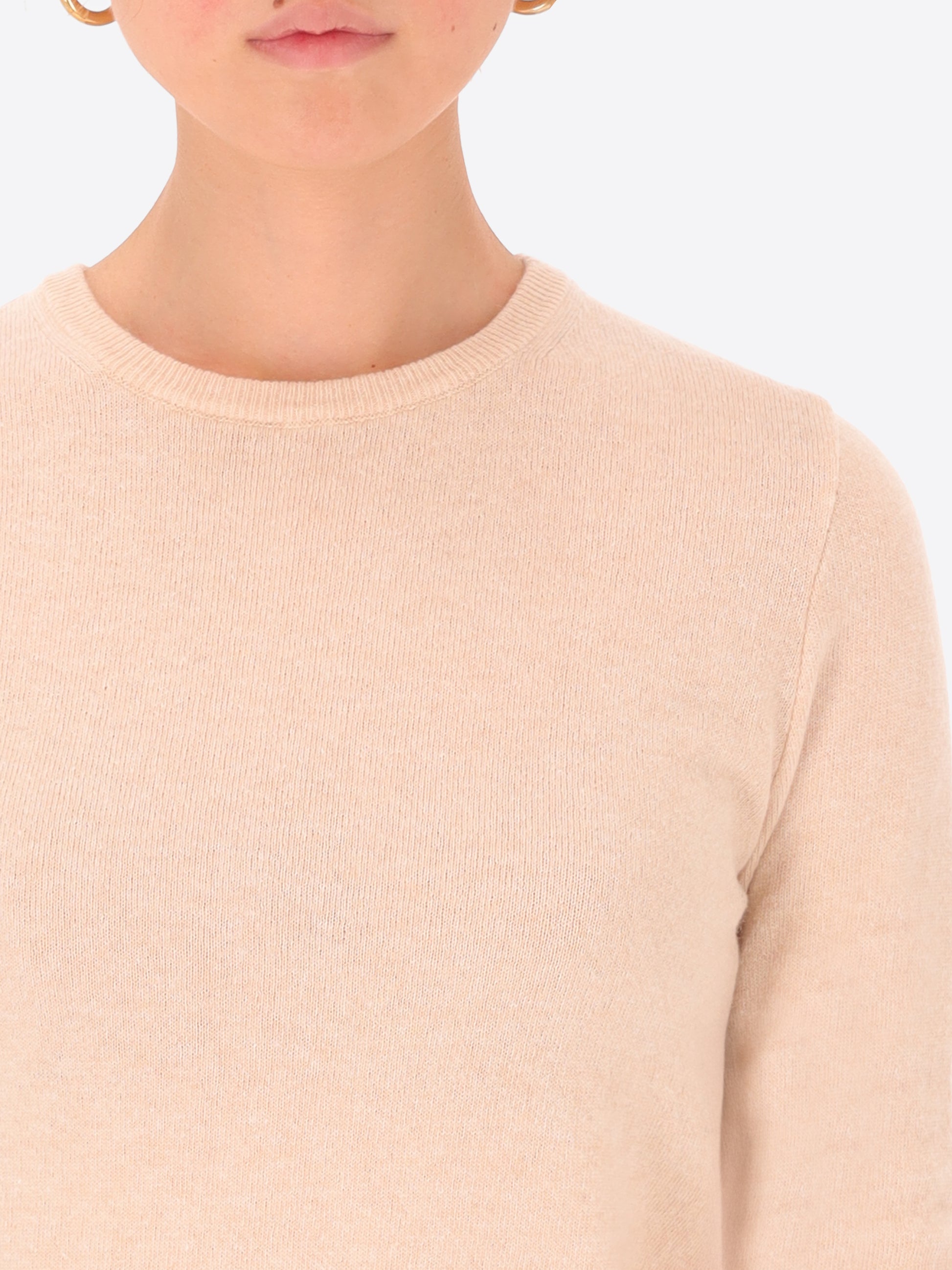 Wool Cashmere Blend Crewneck Knitwear Geppi