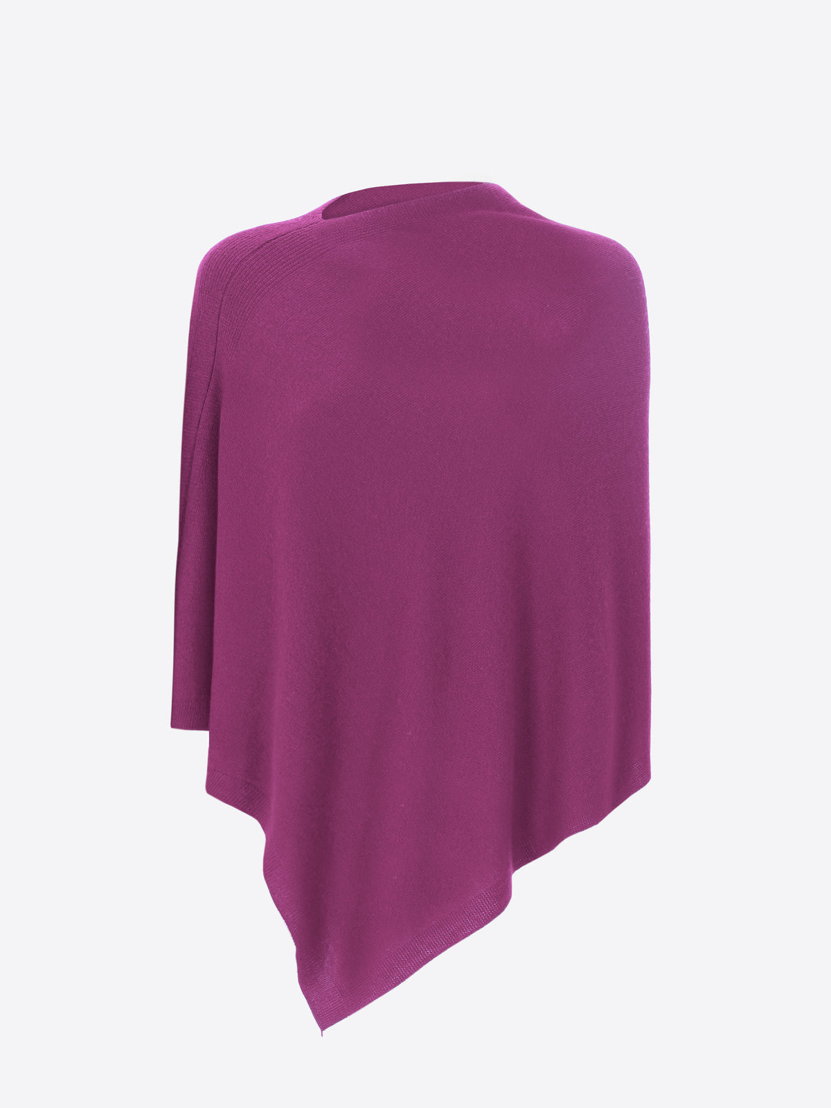 Poncho in Misto Lana e Cashmere