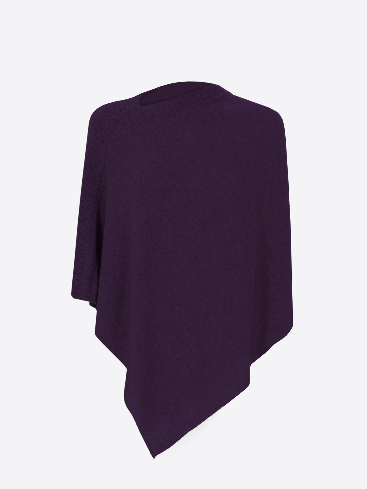 Poncho in Misto Lana e Cashmere