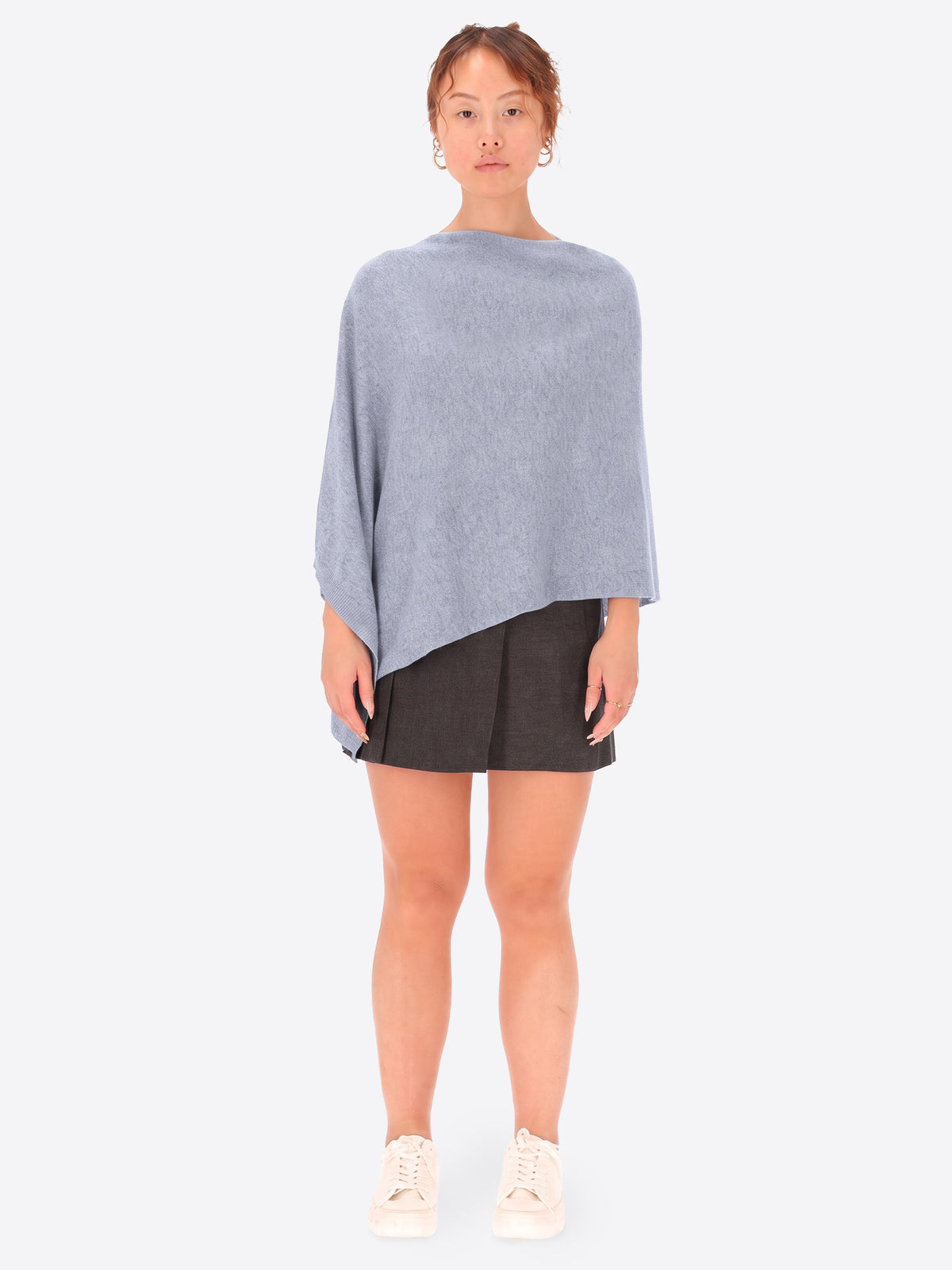 Poncho in Misto Lana e Cashmere