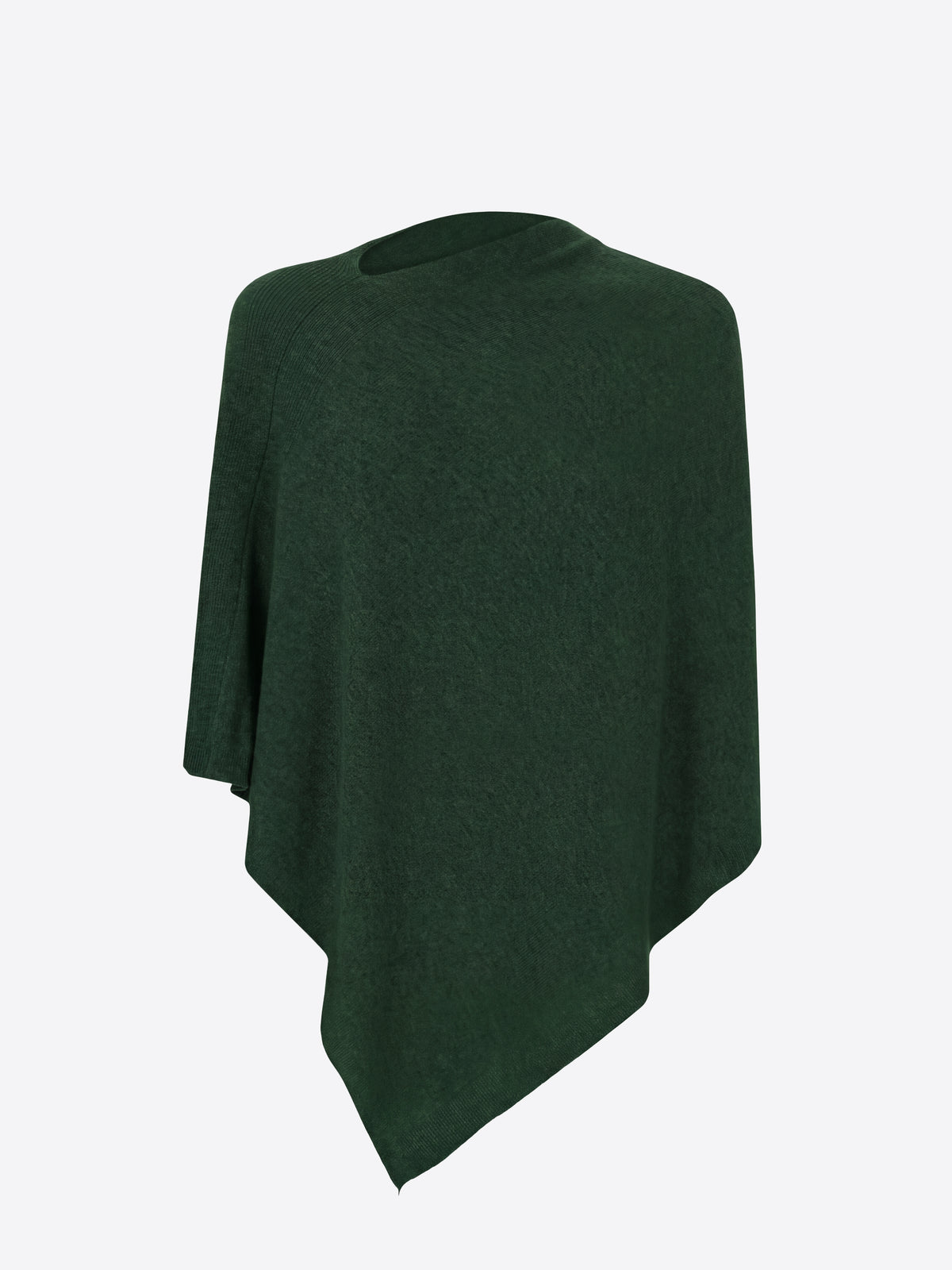 Poncho in Misto Lana e Cashmere