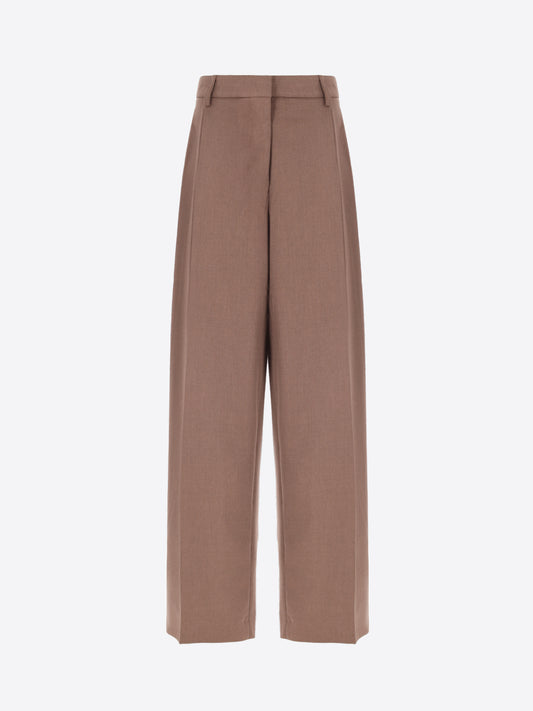 Pences Trousers in Poly-Viscose Fabric Belmont - Woman