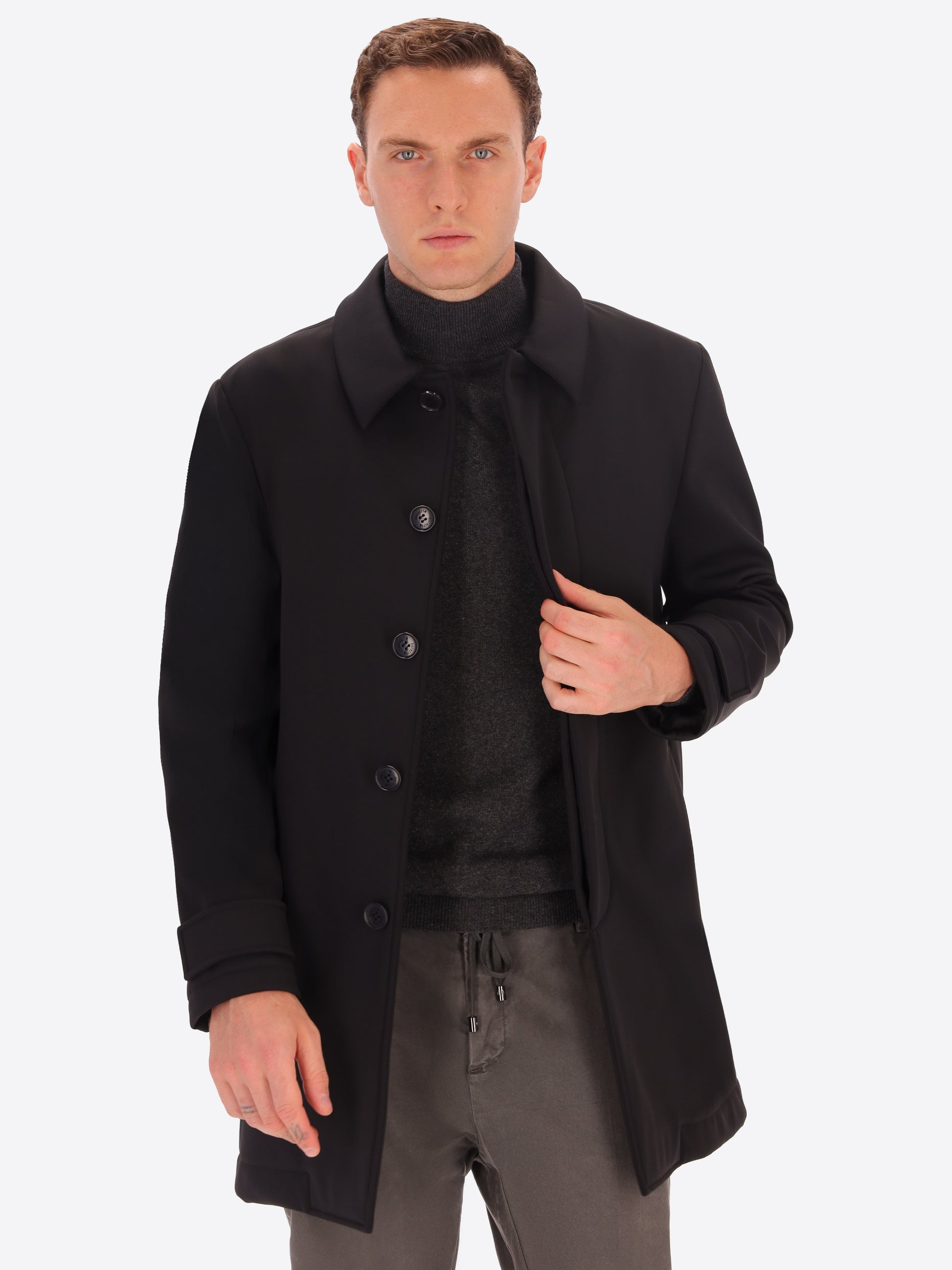 W.H.P Trenchcoat Aus Technischem Gewebe