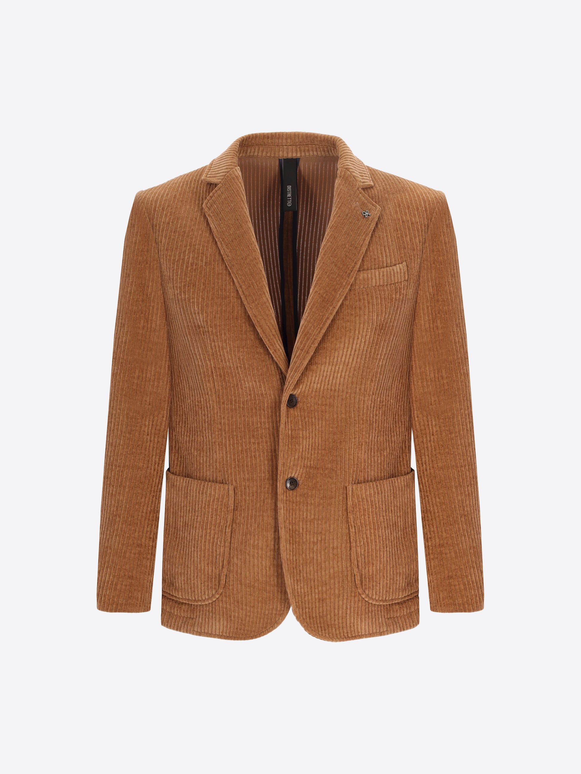 Giacca Torino In Velluto Con Costa Alla Francese