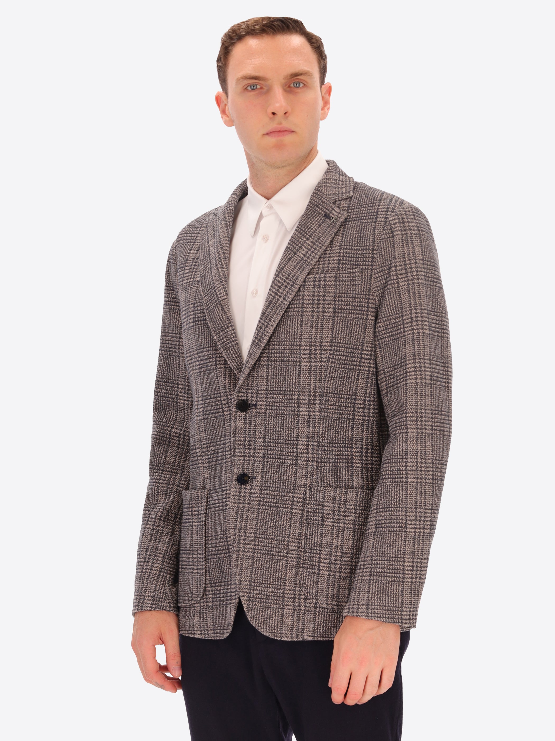 Prince of Wales Comfort Knit Jacket Belton