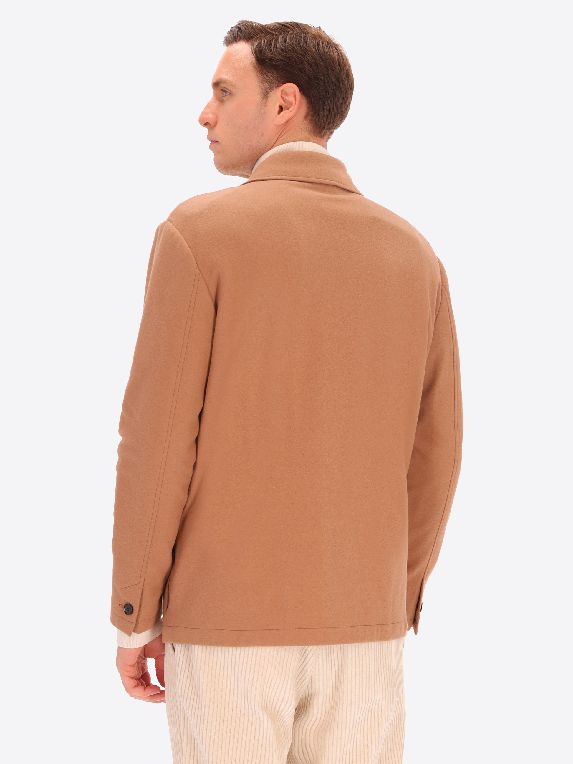 Feel Hemdjacke Aus Stretch-Panel-Stoff