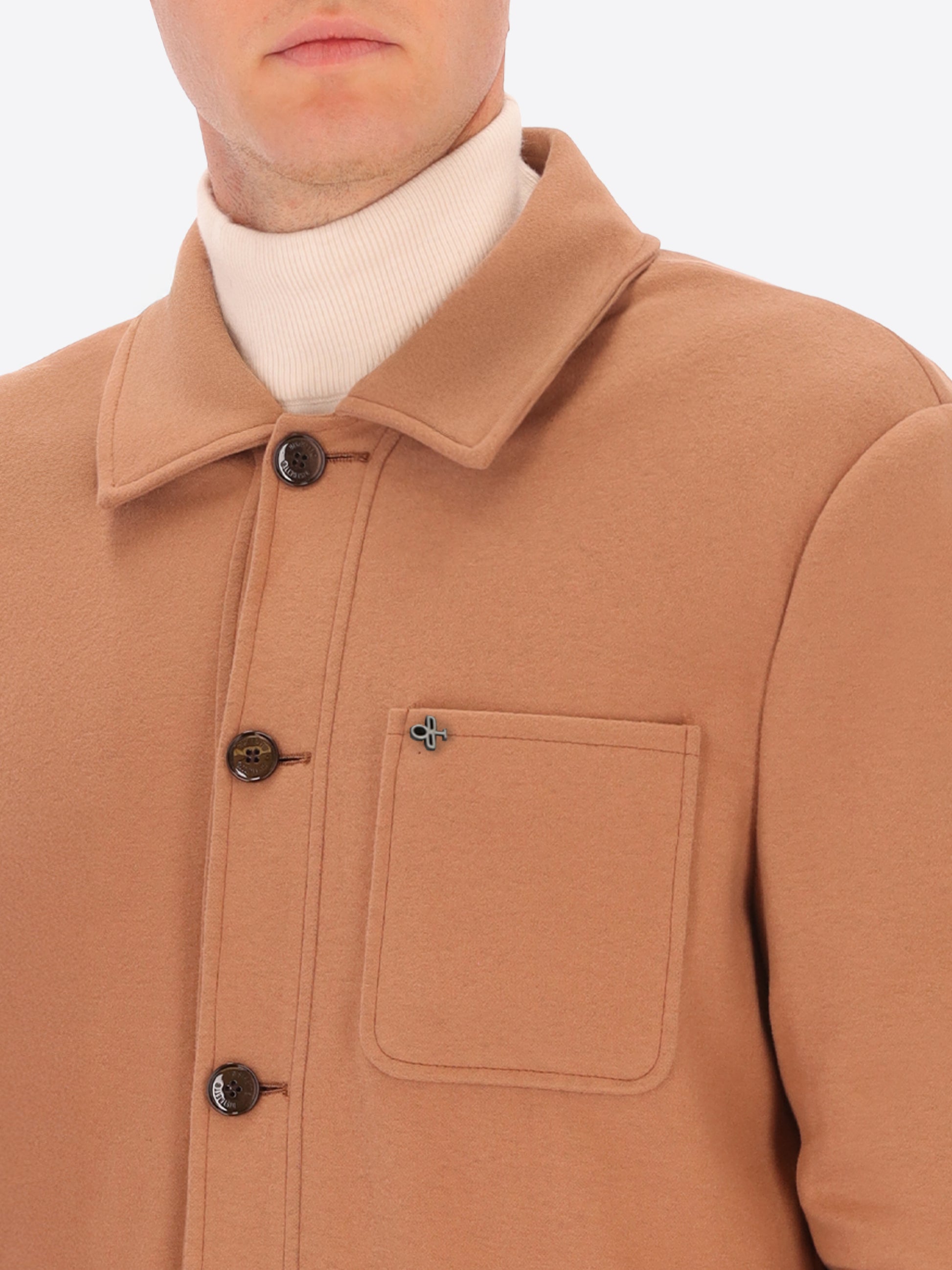 Feel Hemdjacke Aus Stretch-Panel-Stoff