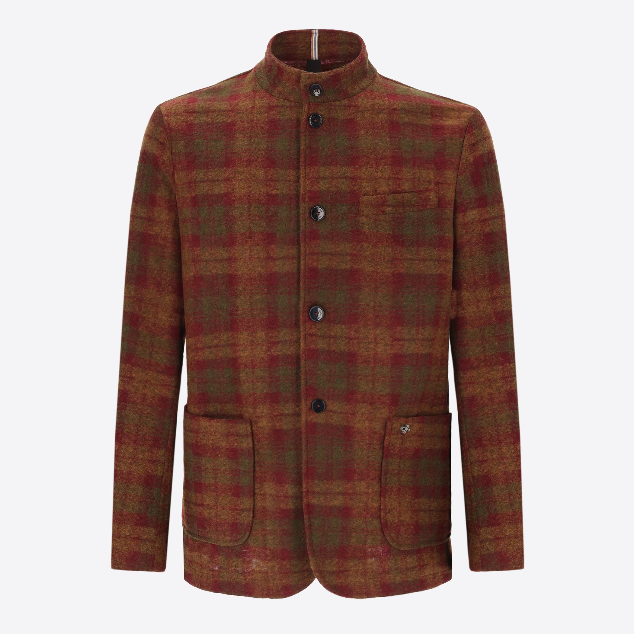 Coreana Jacke Belfast aus Wollmischgewebe mit Tartan-Karo
