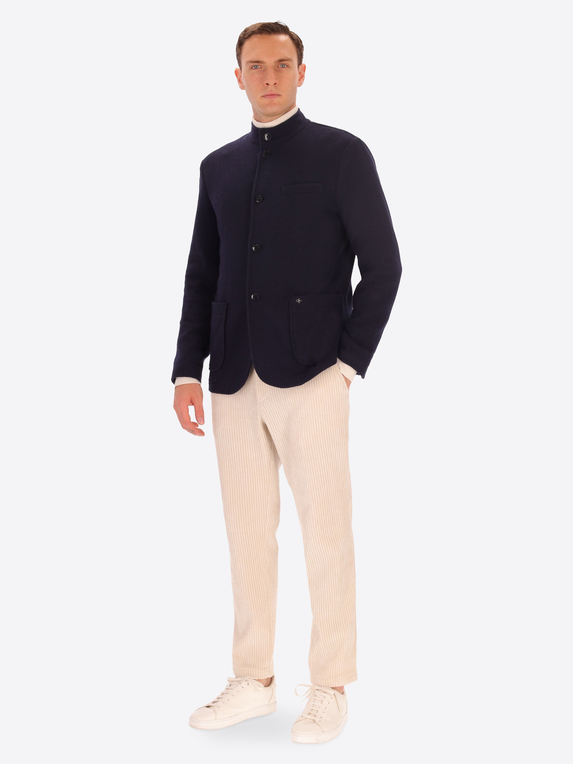 Giacca Coreana Pad in Maglia Super Comfort Effetto Caldo