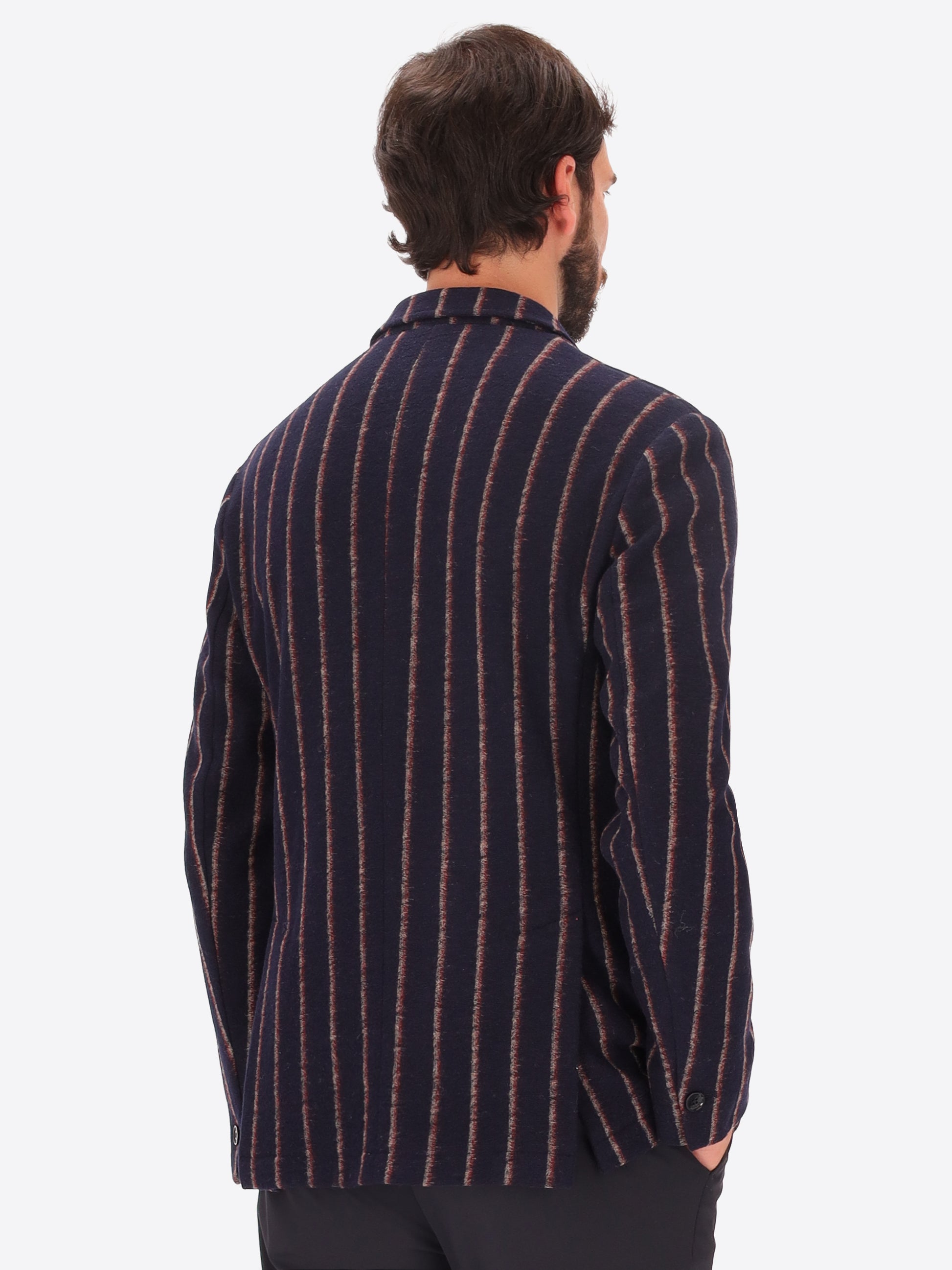 Bangor Doppelreiher Jacke Mit Doppelstreifen
