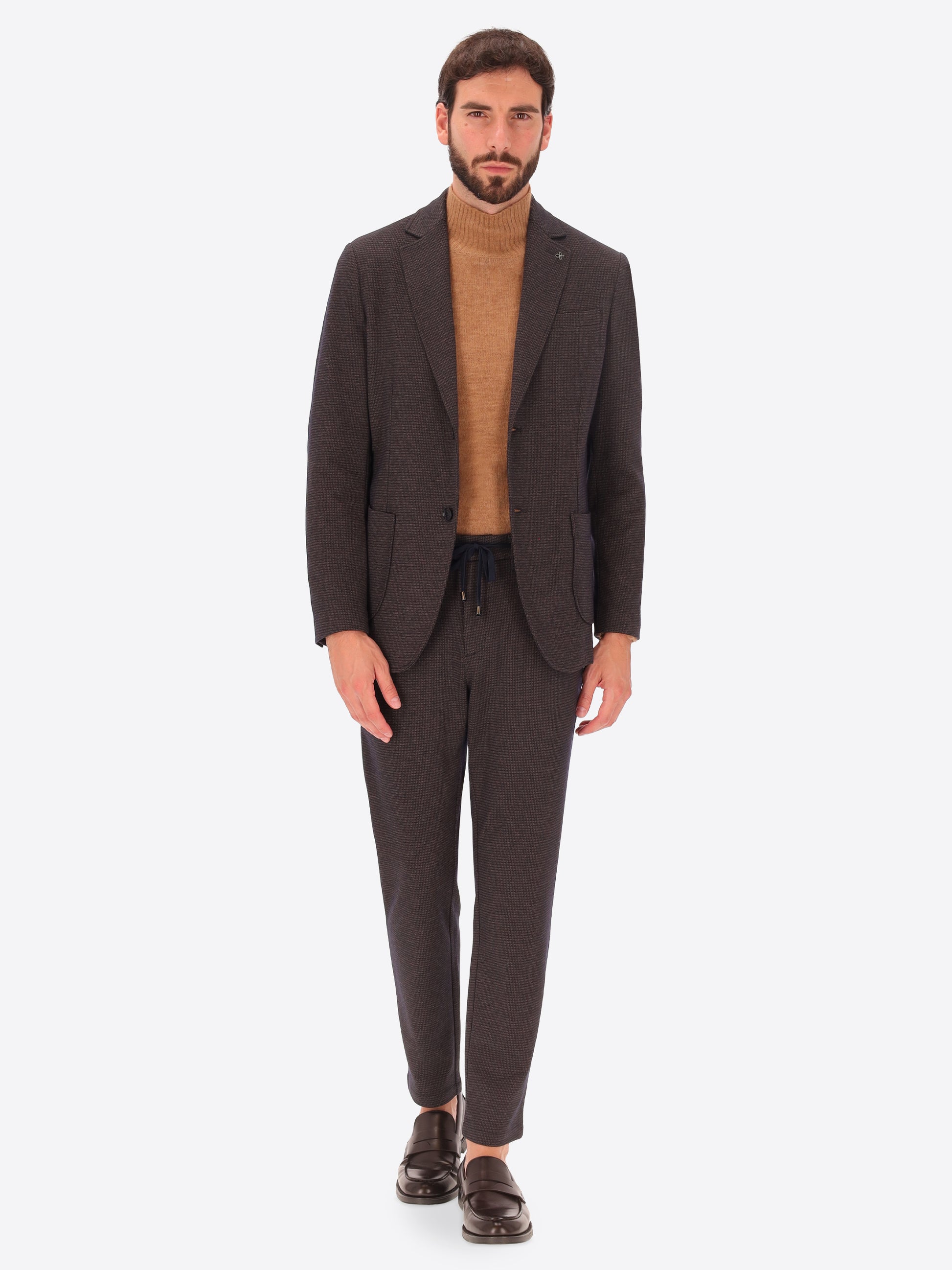 Giacca Canterbury In Jersey Micro Fantasia