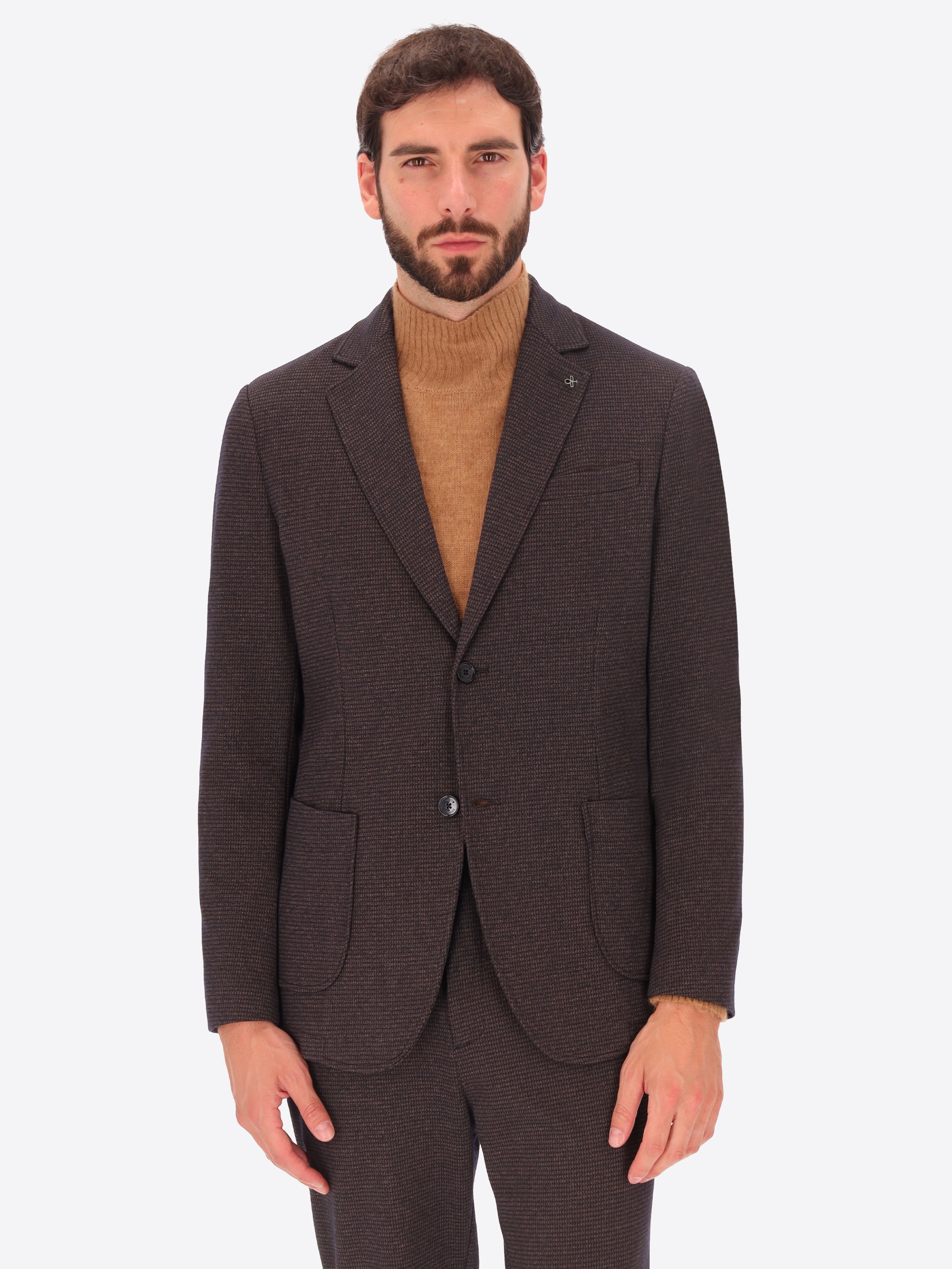 Giacca Canterbury In Jersey Micro Fantasia